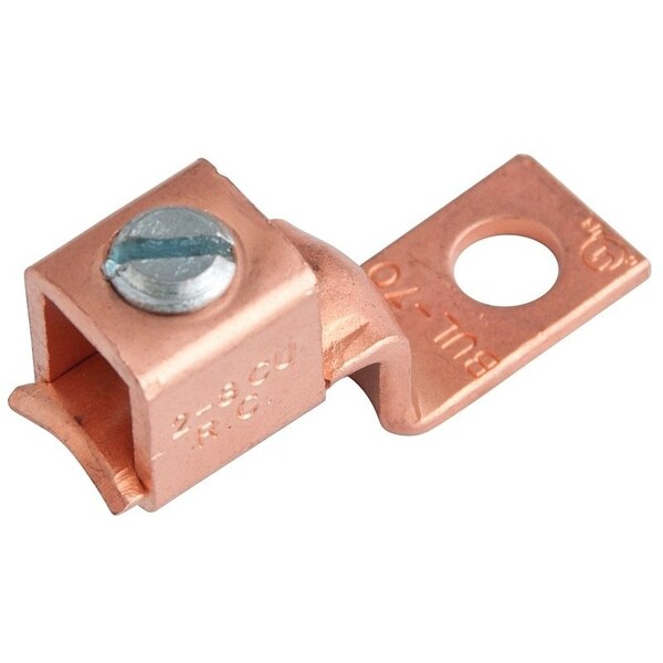 Terminal mecánico GSLU35 de Gardner Bender, 600 V, alambre de 14 a 10 AWG, perno de 38 pulgadas, contacto de cobre - GSLU-35N/GSLU-35