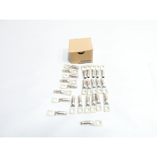 Conector de terminal de presión con kit de empalme de cable de perno 3/8 pulgadas y tubo termorretráctil - 54443