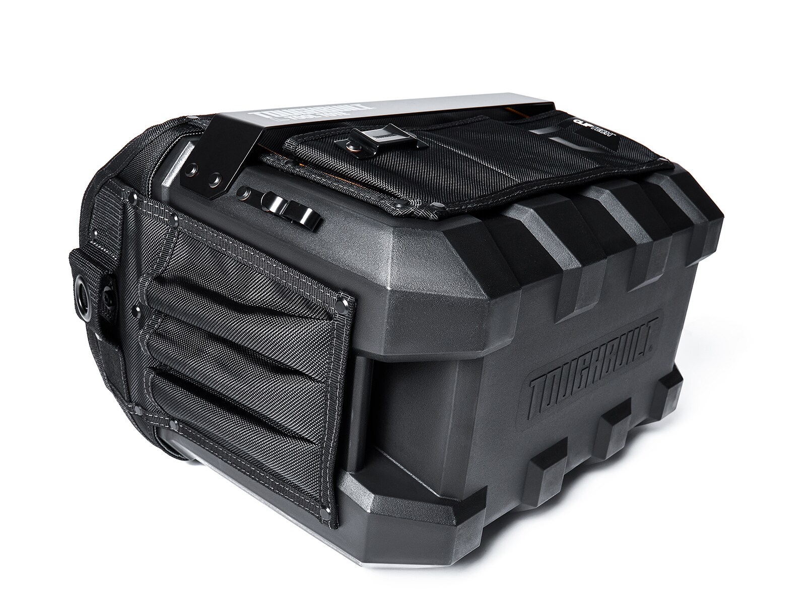 Bolso de herramientas TOUGHBUILT grande de poliéster negro de 16 pulgadas de ancho x 11.02 pulgadas de profundidad x 13.78 pulgadas de largo TBL-CT-82-16