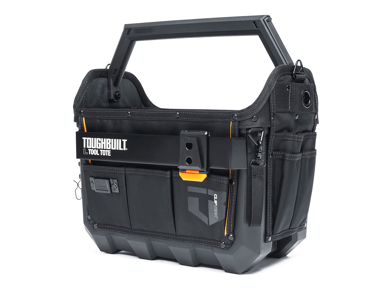 Bolso de herramientas TOUGHBUILT grande de poliéster negro de 16 pulgadas de ancho x 11.02 pulgadas de profundidad x 13.78 pulgadas de largo TBL-CT-82-16