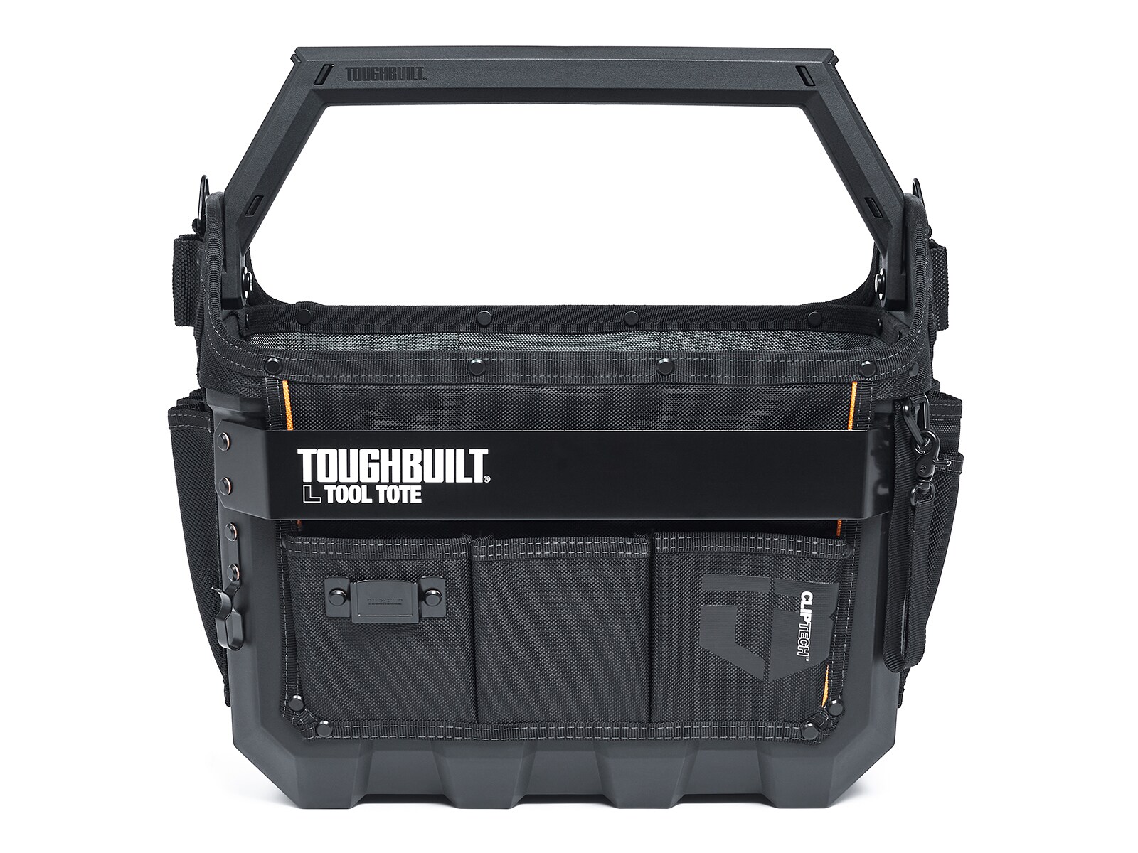 Bolso de herramientas TOUGHBUILT grande de poliéster negro de 16 pulgadas de ancho x 11.02 pulgadas de profundidad x 13.78 pulgadas de largo TBL-CT-82-16
