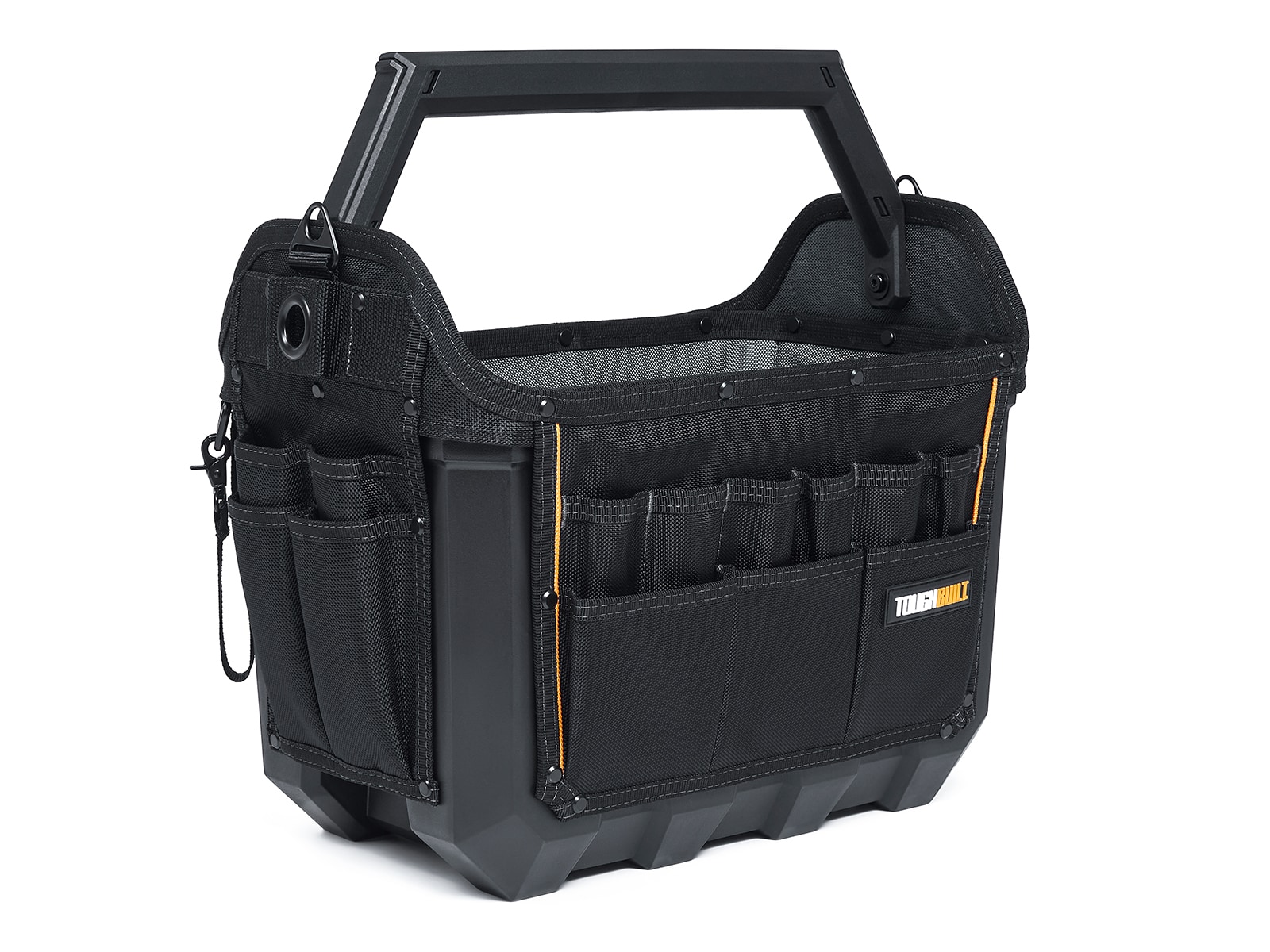 Bolso de herramientas TOUGHBUILT grande de poliéster negro de 16 pulgadas de ancho x 11.02 pulgadas de profundidad x 13.78 pulgadas de largo TBL-CT-82-16