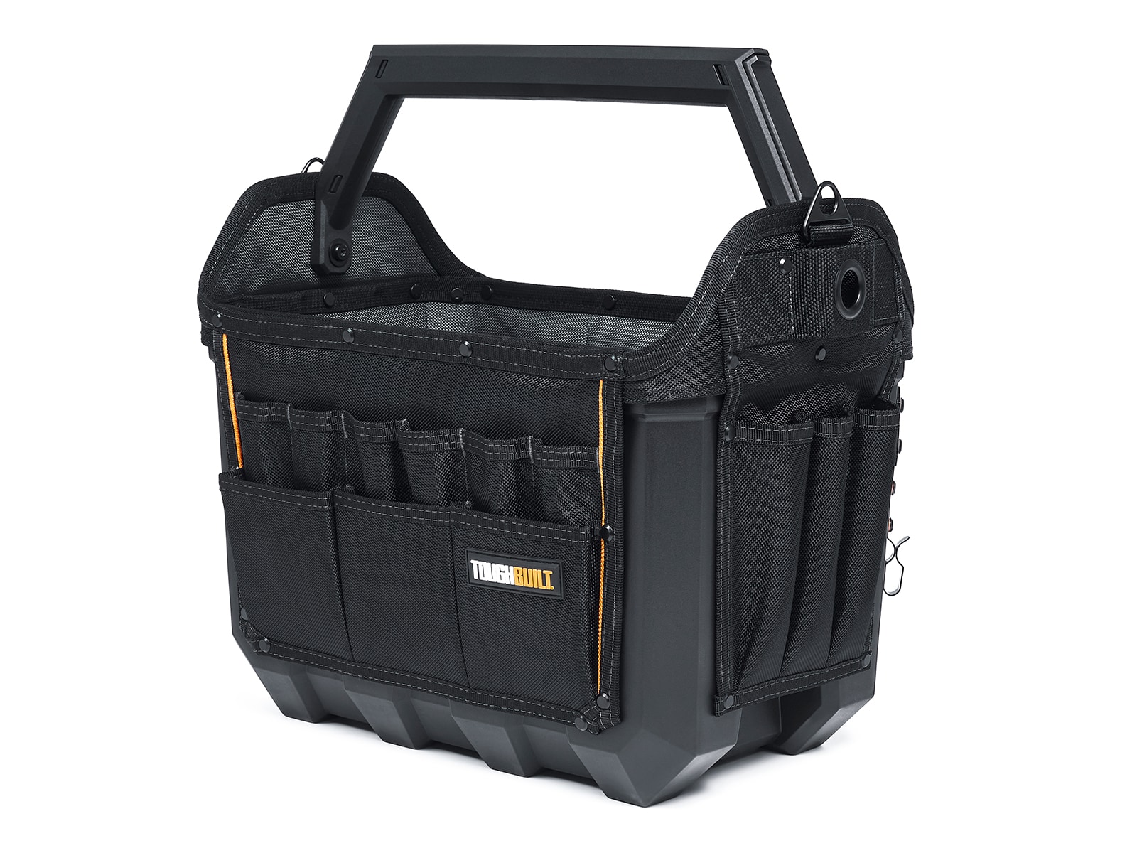 Bolso de herramientas TOUGHBUILT grande de poliéster negro de 16 pulgadas de ancho x 11.02 pulgadas de profundidad x 13.78 pulgadas de largo TBL-CT-82-16