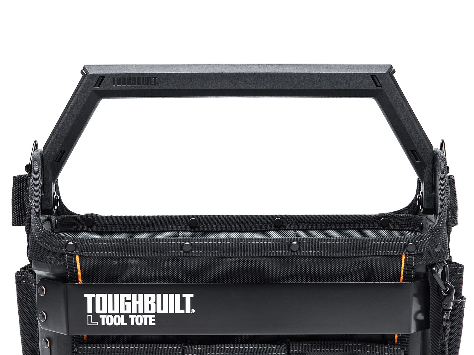 Bolso de herramientas TOUGHBUILT grande de poliéster negro de 16 pulgadas de ancho x 11.02 pulgadas de profundidad x 13.78 pulgadas de largo TBL-CT-82-16