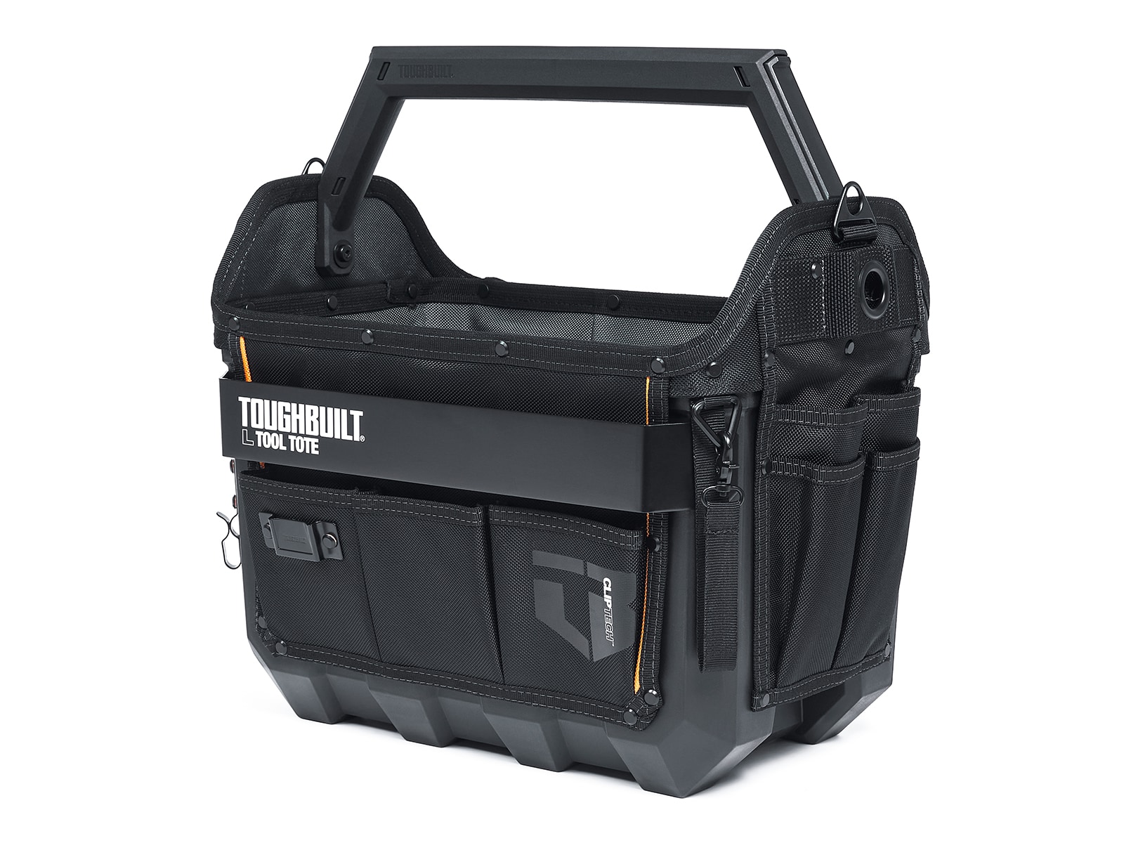 Bolso de herramientas TOUGHBUILT grande de poliéster negro de 16 pulgadas de ancho x 11.02 pulgadas de profundidad x 13.78 pulgadas de largo TBL-CT-82-16