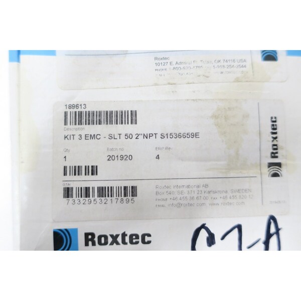 Roxtec GLAND KIT 3 EMC SLT 50 2IN NPT KIT DE EMPALME DE CABLES Y TUBO TERMORETRACTIL