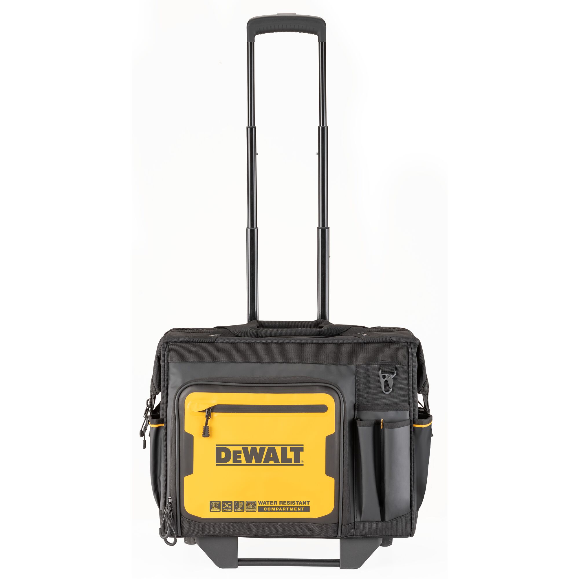 Rollo de herramientas con ruedas con cierre, DEWALT negro y amarillo de poliéster 12.125 pulgadas de ancho x 18.25 pulgadas de profundidad x 19.25 pulgadas de largo DWST560107