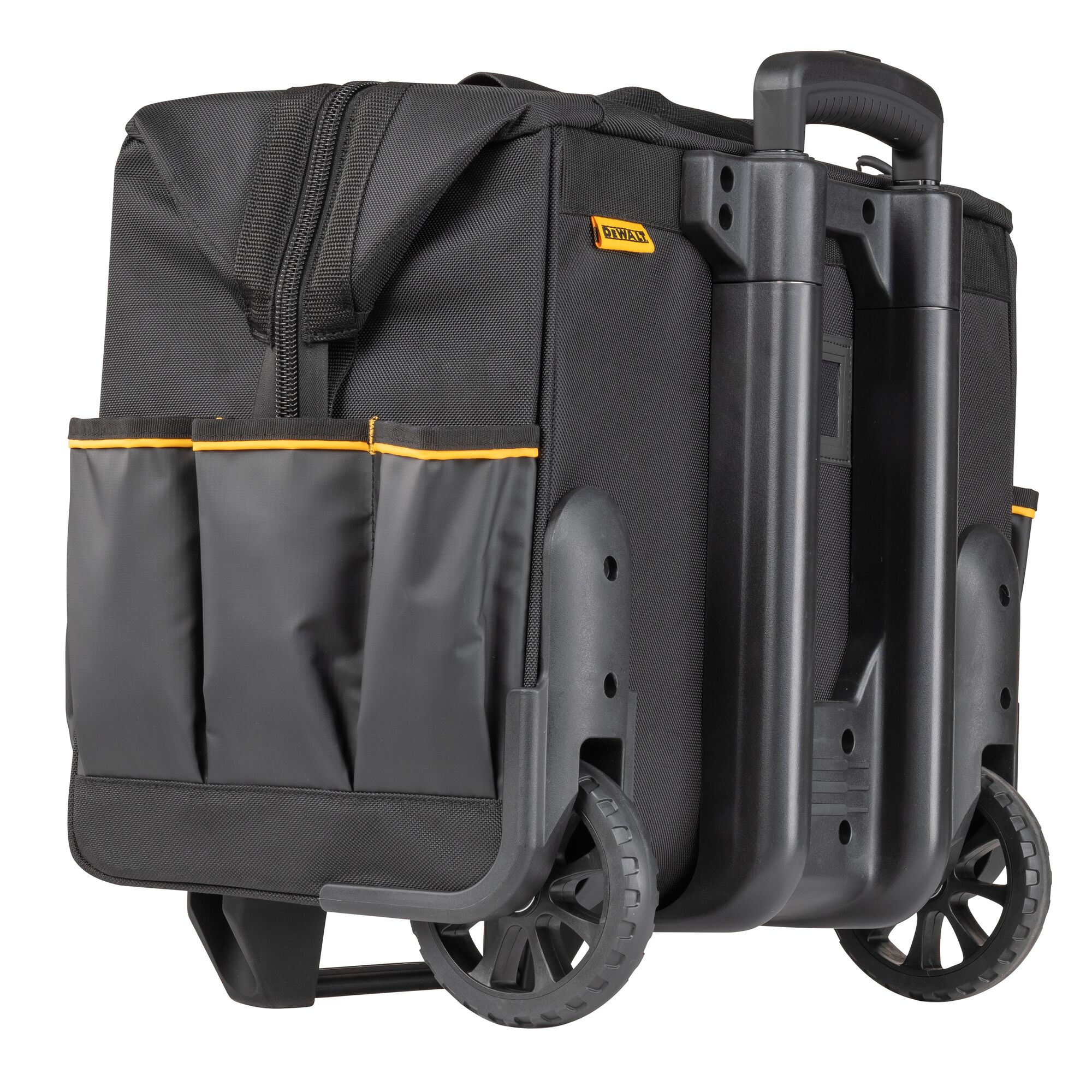 Rollo de herramientas con ruedas con cierre, DEWALT negro y amarillo de poliéster 12.125 pulgadas de ancho x 18.25 pulgadas de profundidad x 19.25 pulgadas de largo DWST560107