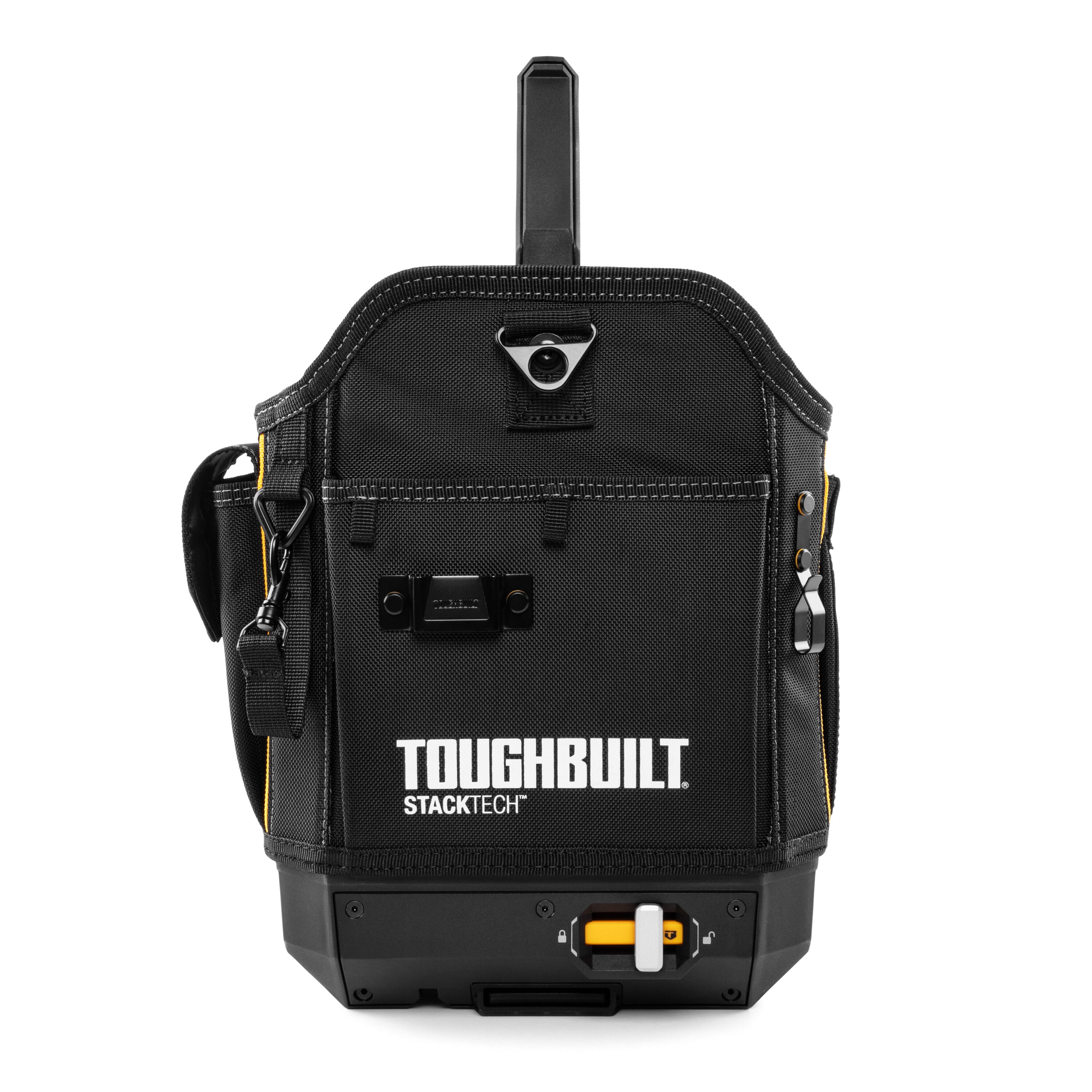 Tote para herramientas TOUGHBUILT STACKTECH de poliéster negro de 18 pulgadas de ancho x 12 pulgadas de profundidad x 14.8 pulgadas de largo TB-B1-S-80C