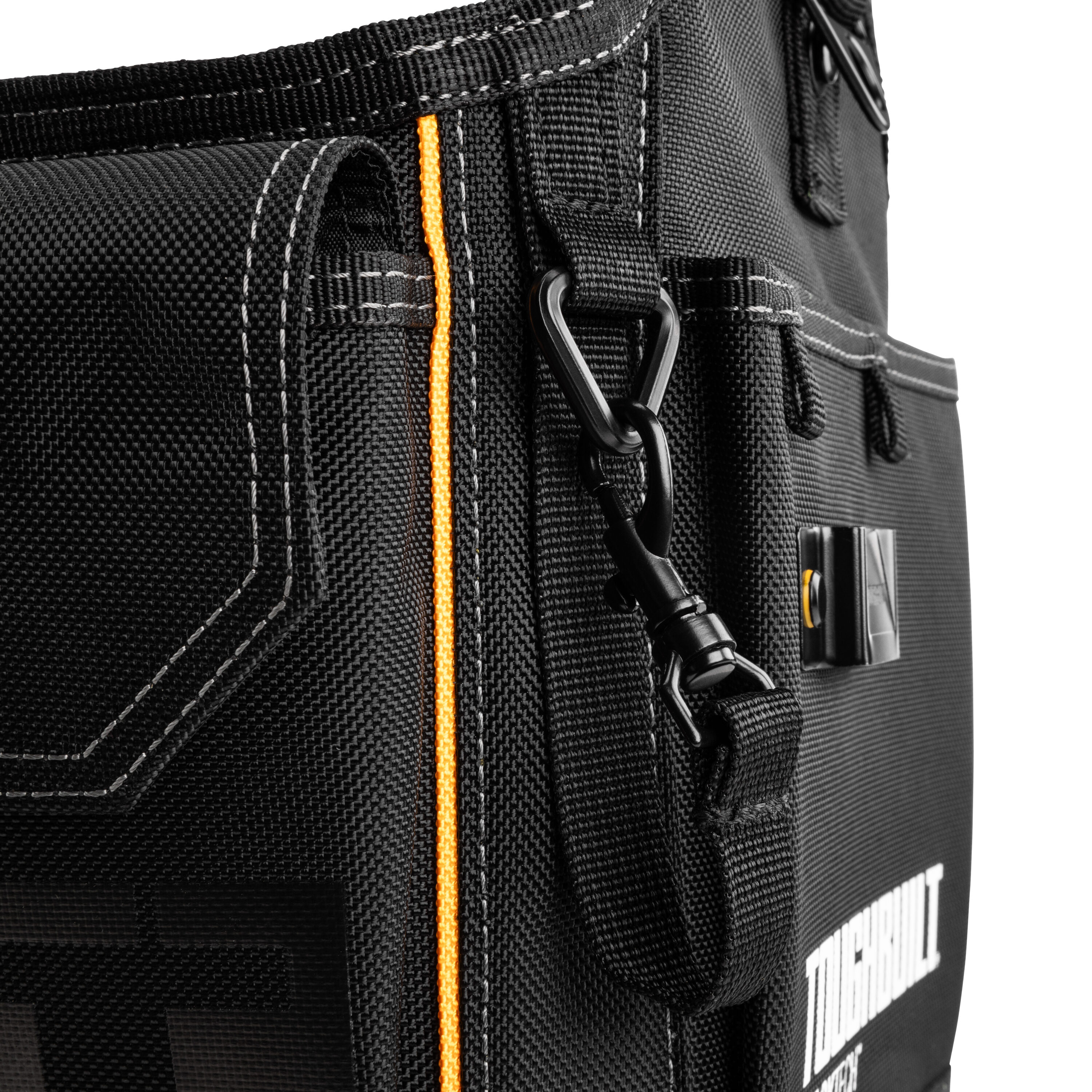 Tote para herramientas TOUGHBUILT STACKTECH de poliéster negro de 18 pulgadas de ancho x 12 pulgadas de profundidad x 14.8 pulgadas de largo TB-B1-S-80C