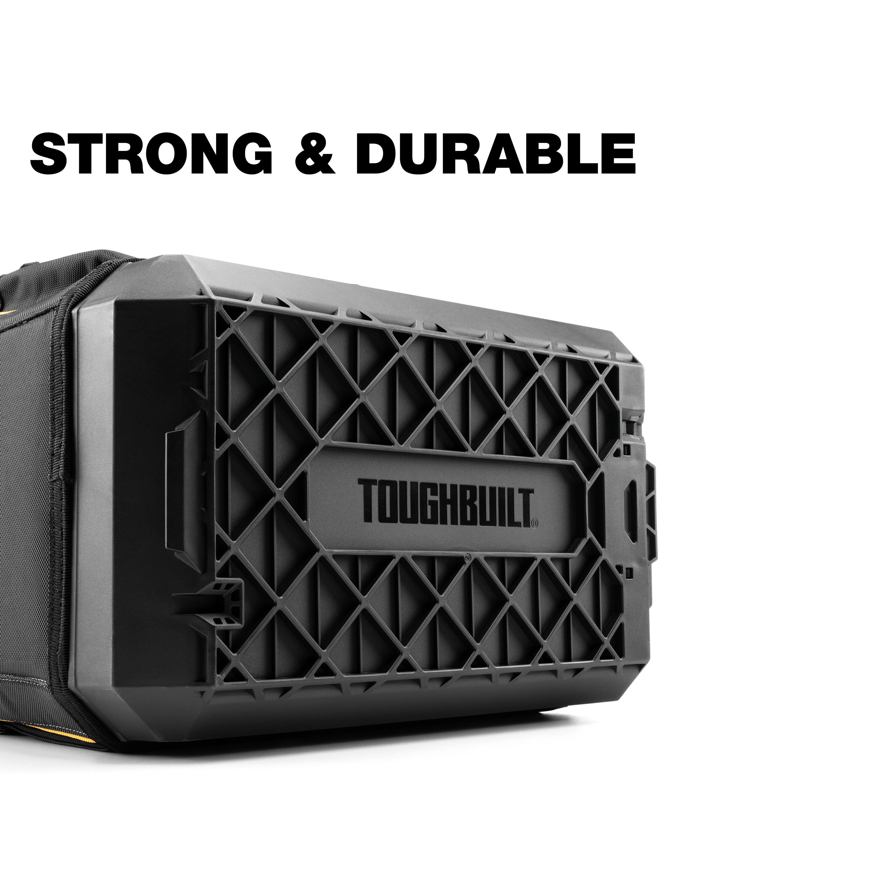 Tote para herramientas TOUGHBUILT STACKTECH de poliéster negro de 18 pulgadas de ancho x 12 pulgadas de profundidad x 14.8 pulgadas de largo TB-B1-S-80C