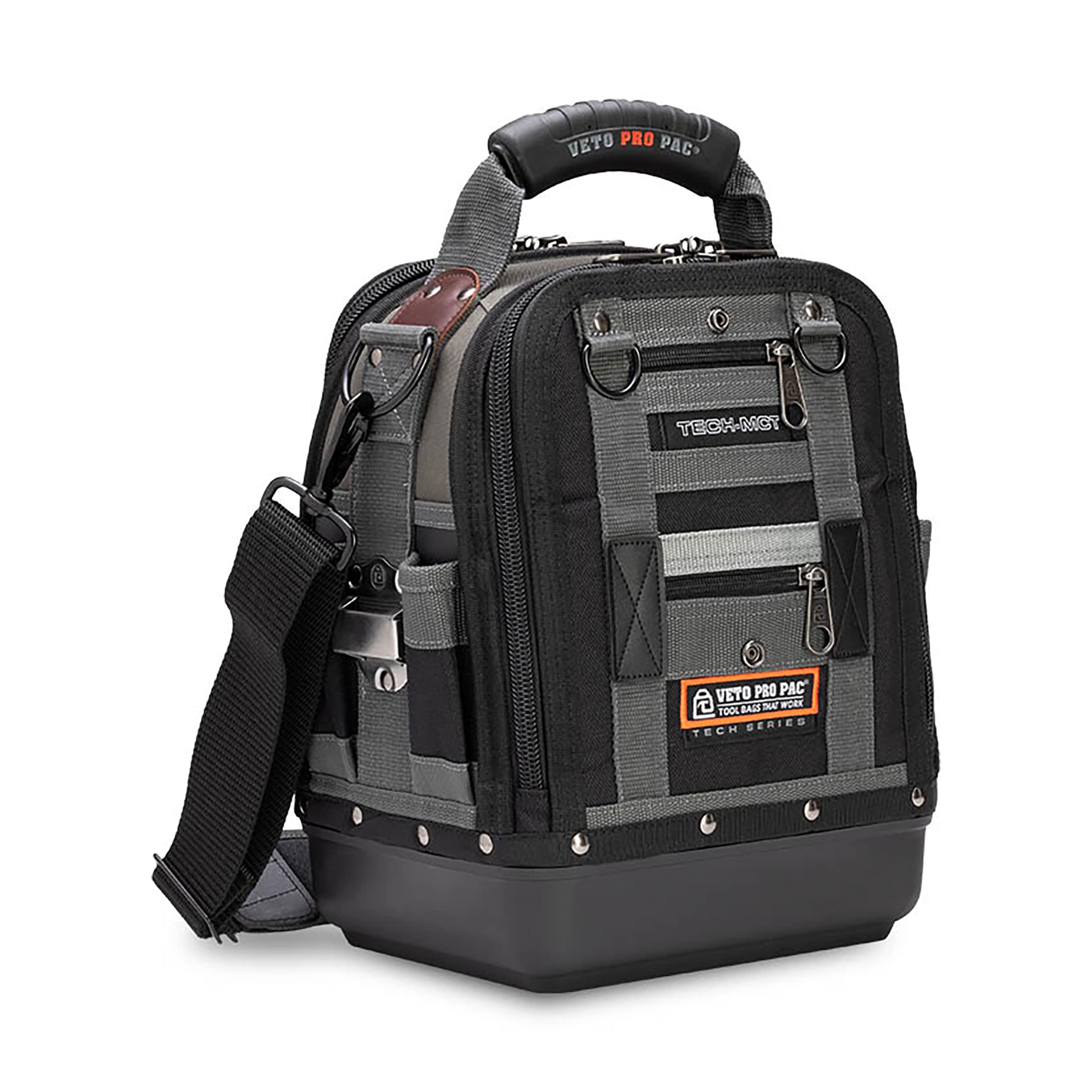 Bolsa de herramientas con cierre original de nylon Veto Pro Pac 12 pulgadas de ancho x 8.5 pulgadas de profundidad x 14 pulgadas de largo VPP10060