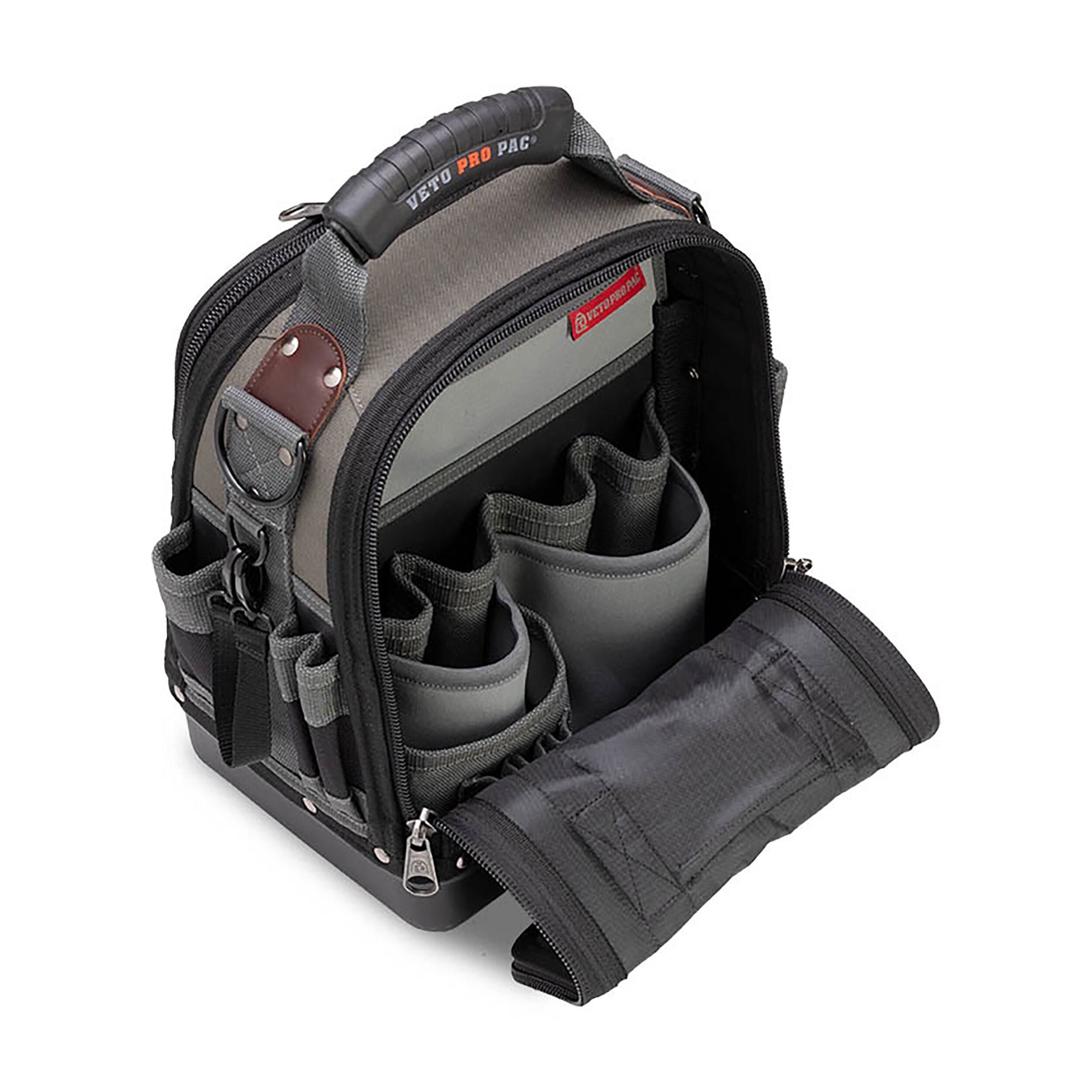Bolsa de herramientas con cierre original de nylon Veto Pro Pac 12 pulgadas de ancho x 8.5 pulgadas de profundidad x 14 pulgadas de largo VPP10060