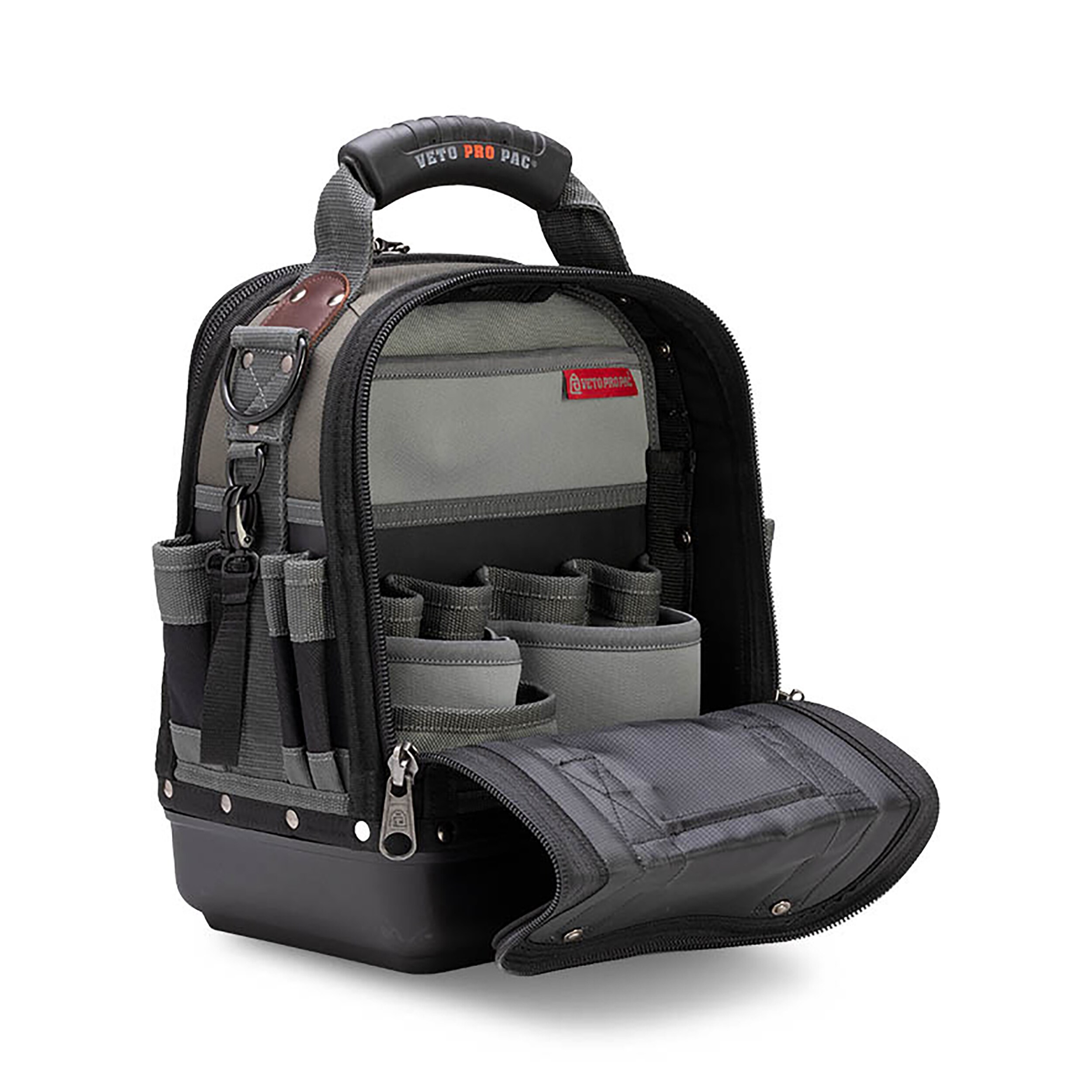Bolsa de herramientas con cierre original de nylon Veto Pro Pac 12 pulgadas de ancho x 8.5 pulgadas de profundidad x 14 pulgadas de largo VPP10060
