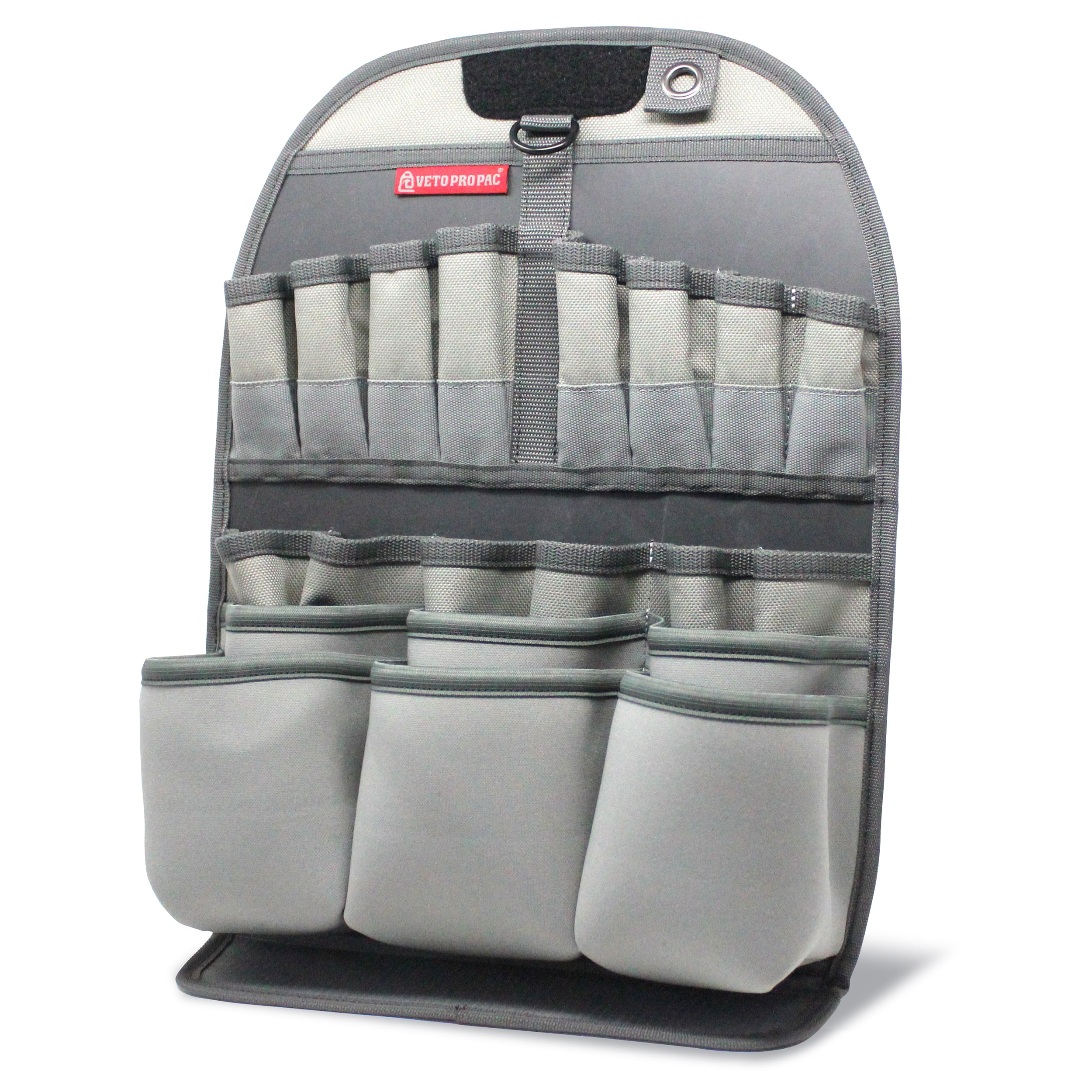 Bolsa de herramientas con cierre en negro de nylon Veto Pro Pac Blackout de 13 pulgadas de ancho x 10 pulgadas de profundidad x 19 pulgadas de largo VPP10092