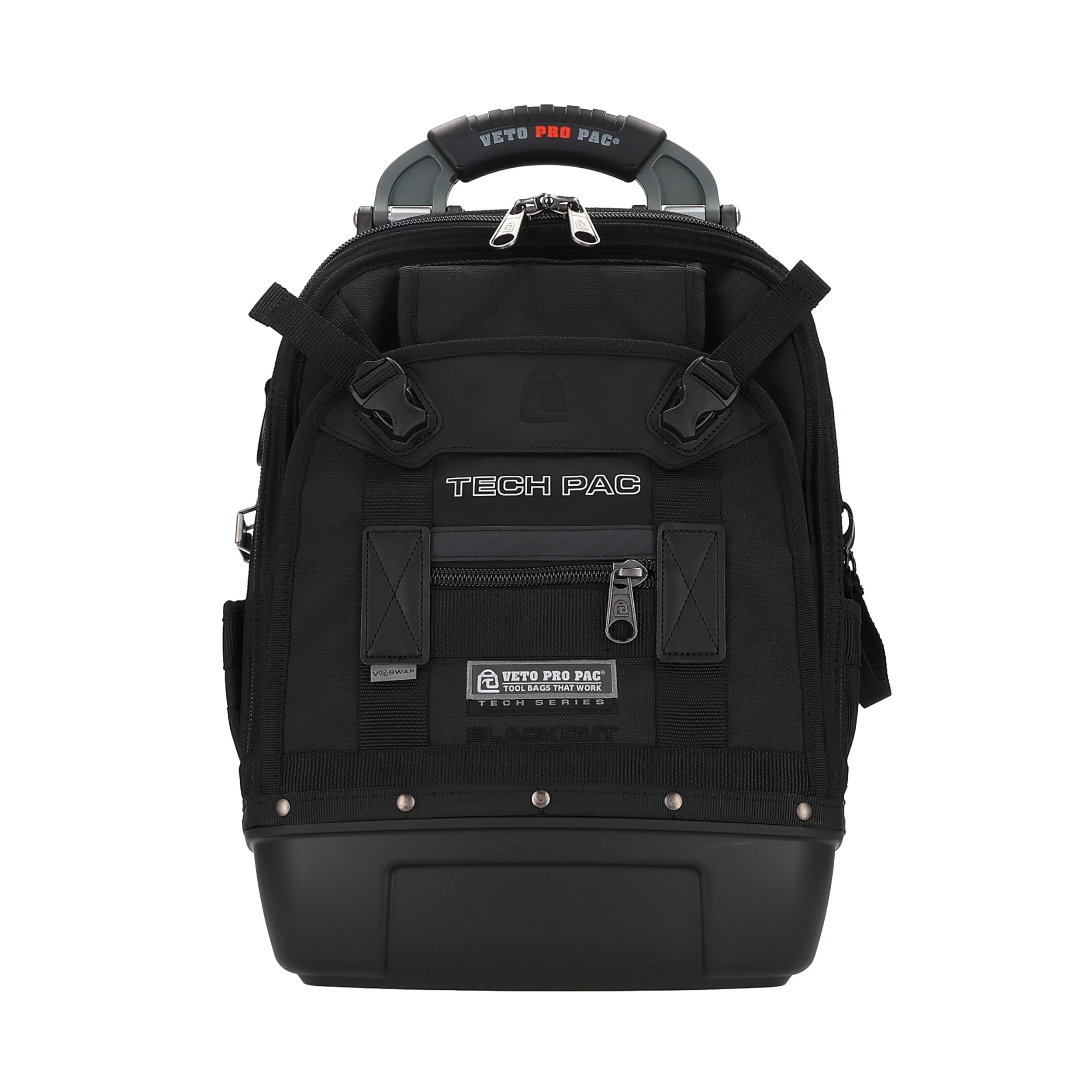 Bolsa de herramientas con cierre en negro de nylon Veto Pro Pac Blackout de 13 pulgadas de ancho x 10 pulgadas de profundidad x 19 pulgadas de largo VPP10092