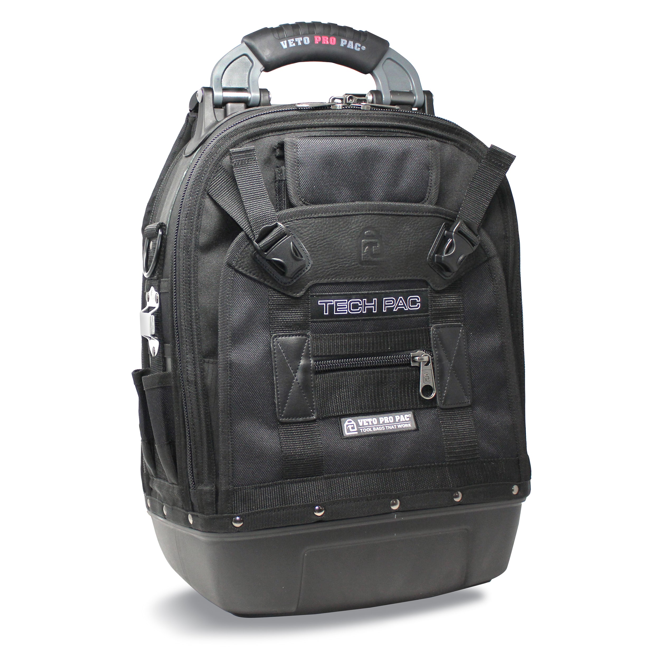 Bolsa de herramientas con cierre en negro de nylon Veto Pro Pac Blackout de 13 pulgadas de ancho x 10 pulgadas de profundidad x 19 pulgadas de largo VPP10092