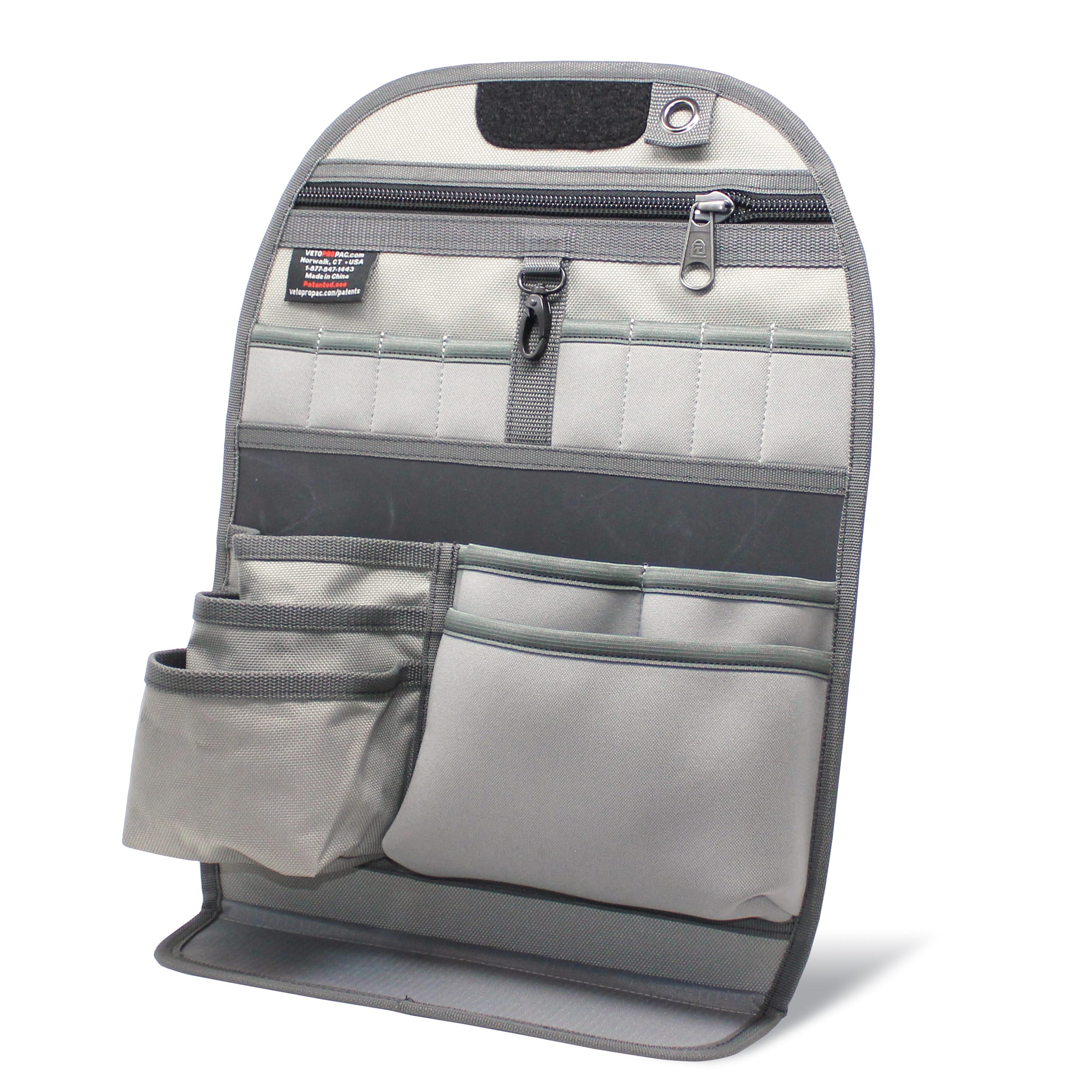Bolsa de herramientas con cierre en negro de nylon Veto Pro Pac Blackout de 13 pulgadas de ancho x 10 pulgadas de profundidad x 19 pulgadas de largo VPP10092