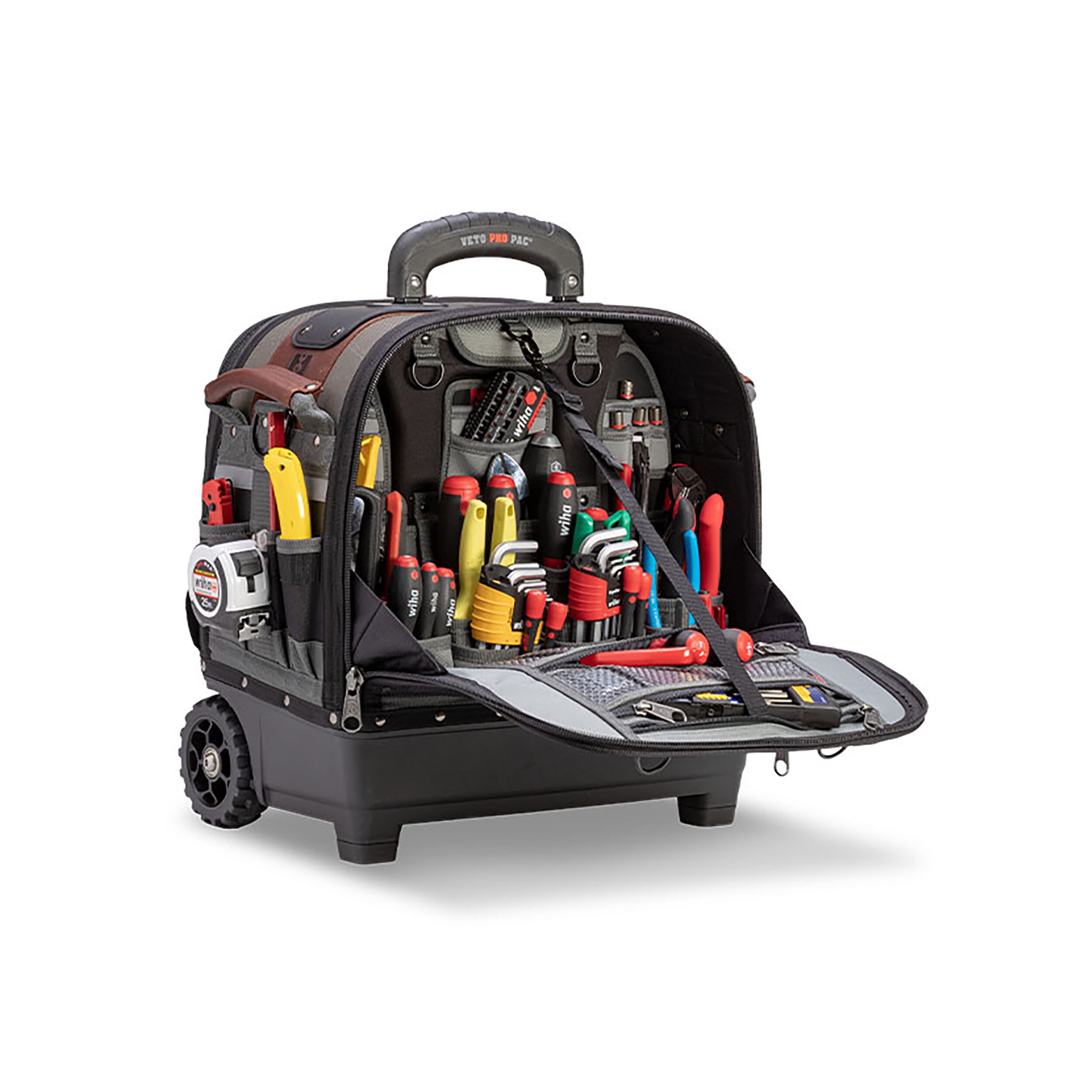 Bolsa de herramientas con ruedas con cremallera Veto Pro Pac Original de nylon de 20 pulgadas de ancho x 12.5 pulgadas de profundidad x 19 pulgadas de largo VPP10260