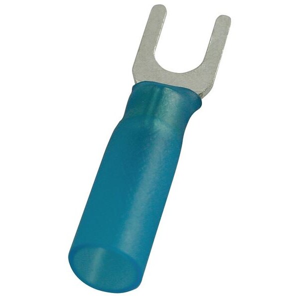 Terminal de horquilla termocontraíble Power First 16-14 AWG 1/4" Stud PK25 - 5UGJ6