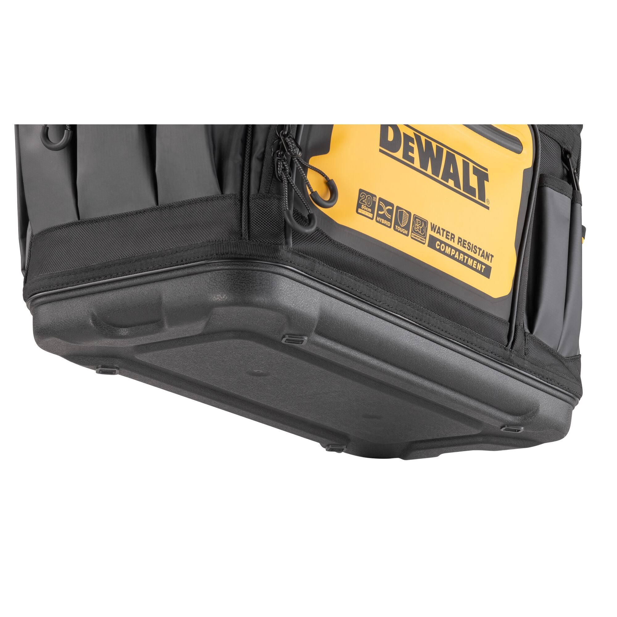 Bolsa para herramientas con cierre DEWALT Negro-Amarillo de nylon balístico 11.375 pulg W x 12.125 pulg D x 20 pulg L DWST560104