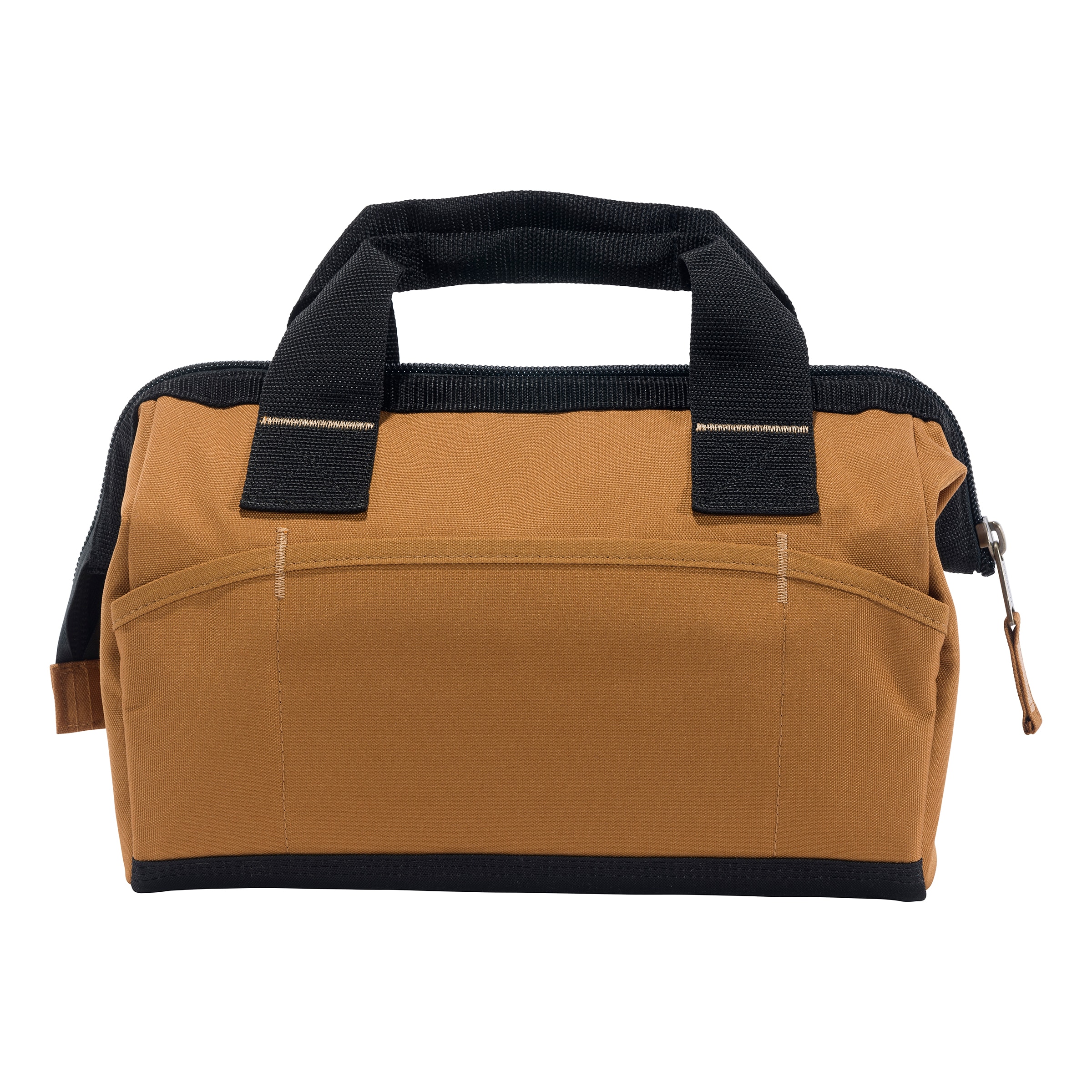 Bolso para herramientas Carhartt de 13 pulgadas con 15 bolsillos, de peso medio, color café de poliéster, 13 pulgadas de ancho x 7 pulgadas de profundidad x 16.4 pulgadas de largo con cierre B000052221199