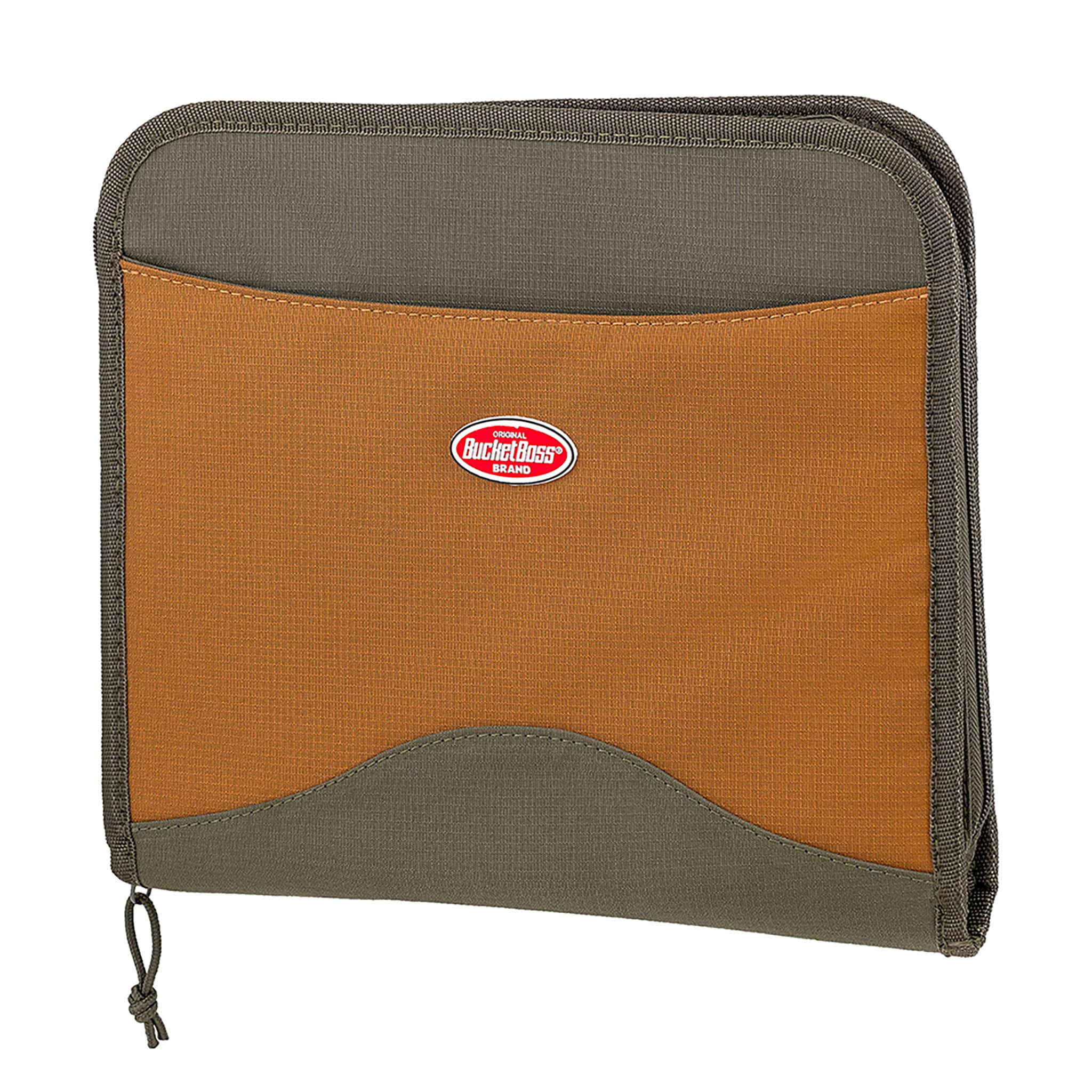 Portafolio de contratista Bucket Boss Marrón de poliéster 13 pulgadas de ancho x 2.75 pulgadas de profundidad x 12 pulgadas de largo Bolsa de herramientas con cierre 62200