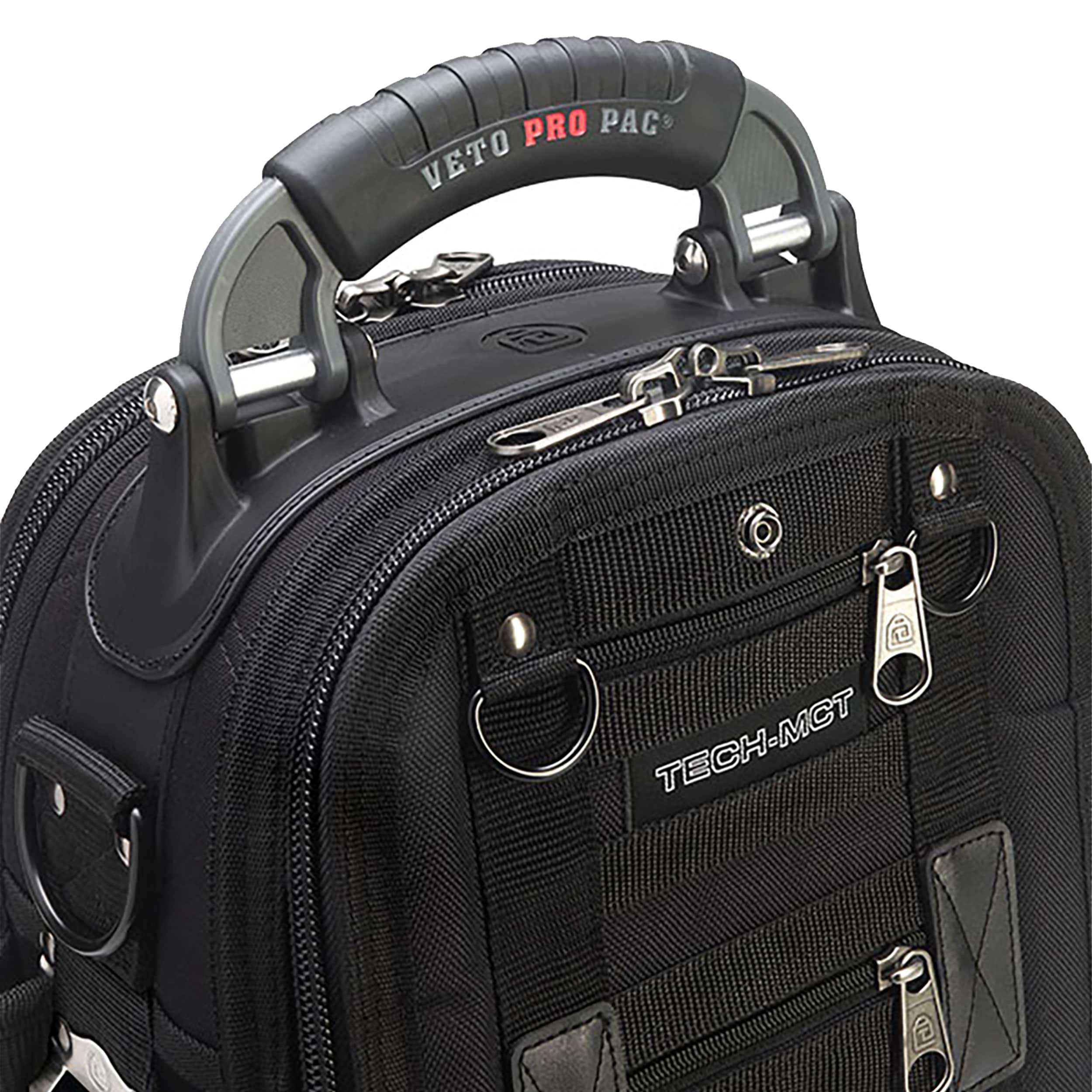 Bolsa de herramientas con cremallera Veto Pro Pac Blackout Nylon 12 pulgadas de ancho x 8.5 pulgadas de profundidad x 14 pulgadas de largo VPP10230