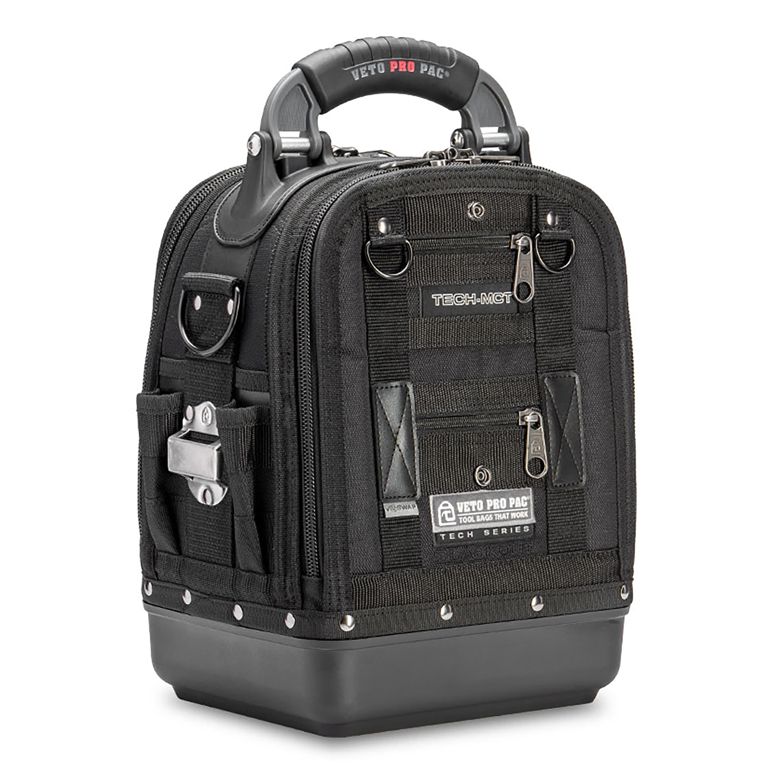 Bolsa de herramientas con cremallera Veto Pro Pac Blackout Nylon 12 pulgadas de ancho x 8.5 pulgadas de profundidad x 14 pulgadas de largo VPP10230