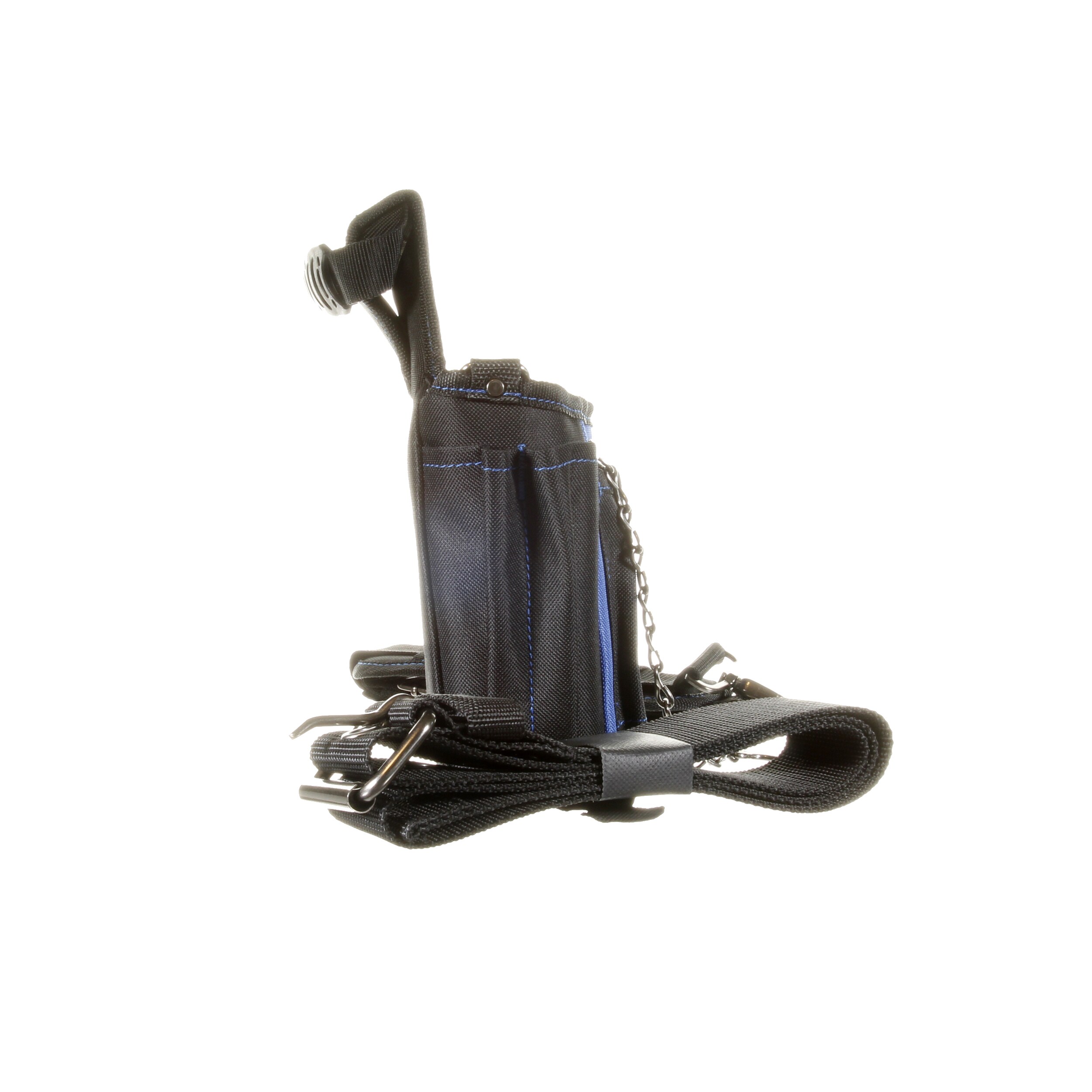 Tote de electricista IDEAL azul de poliéster de 10.5 pulgadas de ancho x 6.0 pulgadas de profundidad x 9.0 pulgadas de largo 37-026