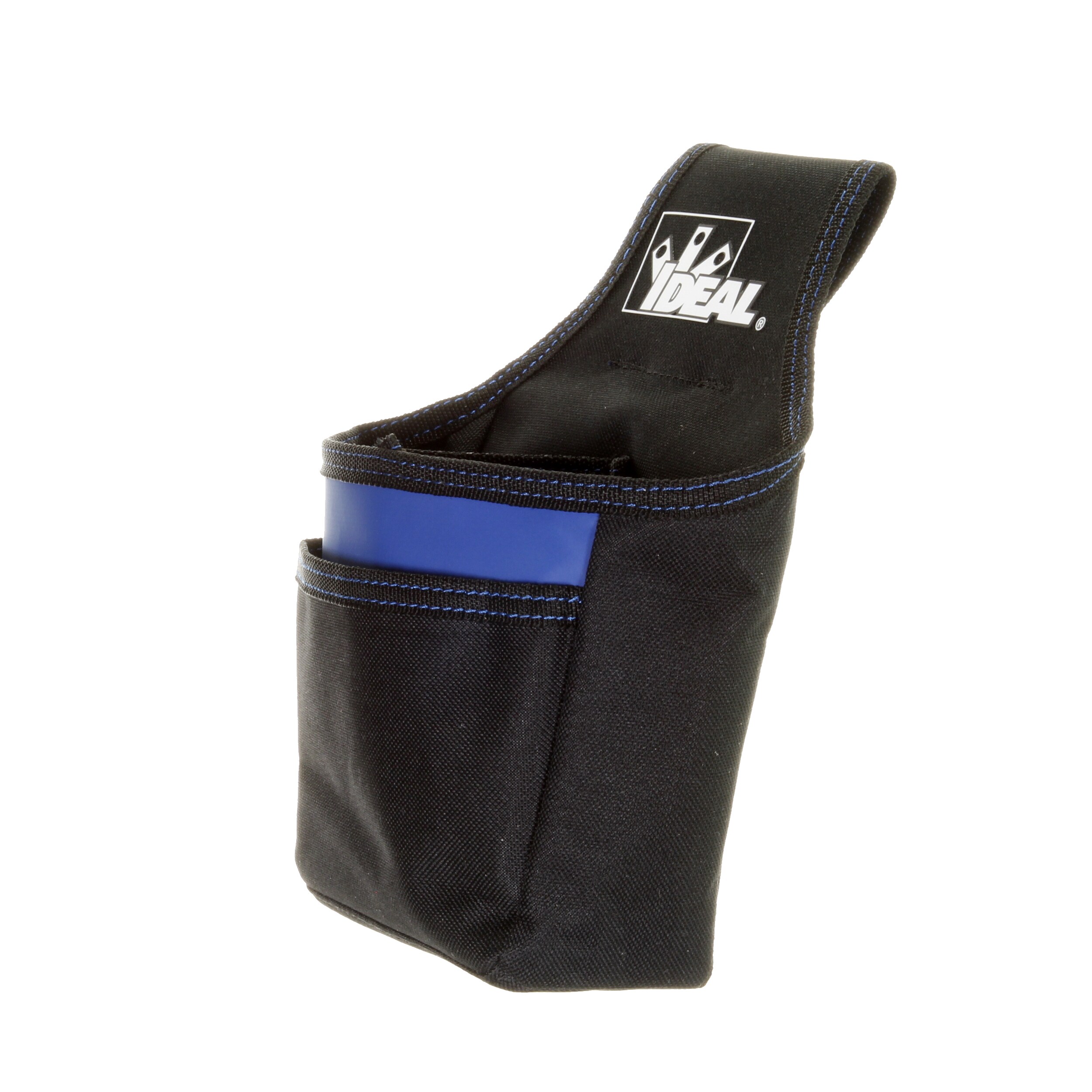 Bolsa de herramientas IDEAL negra de poliéster de 7 pulgadas de ancho x 3 pulgadas de profundidad x 9.5 pulgadas de largo 37-024