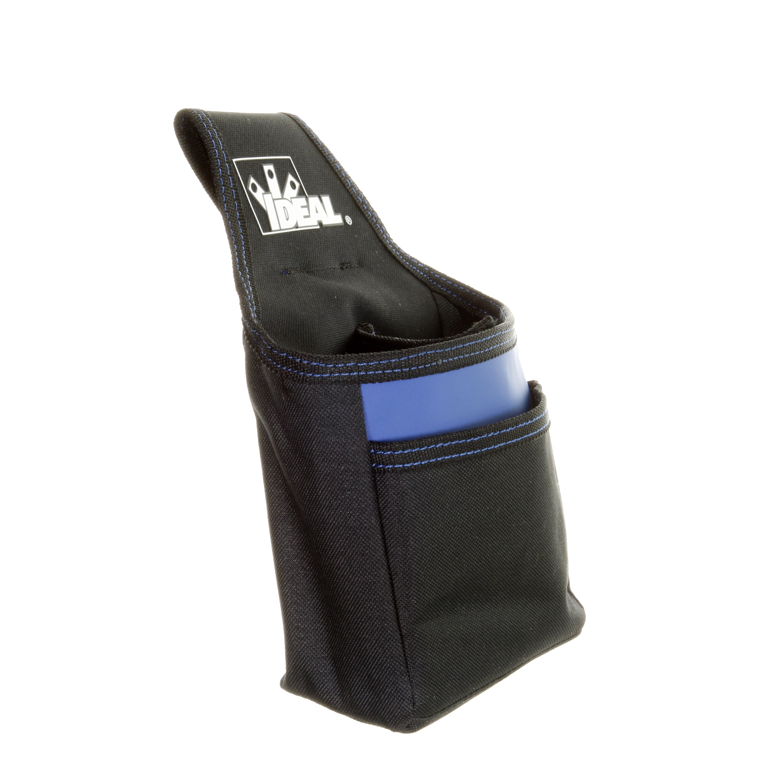 Bolsa de herramientas IDEAL negra de poliéster de 7 pulgadas de ancho x 3 pulgadas de profundidad x 9.5 pulgadas de largo 37-024