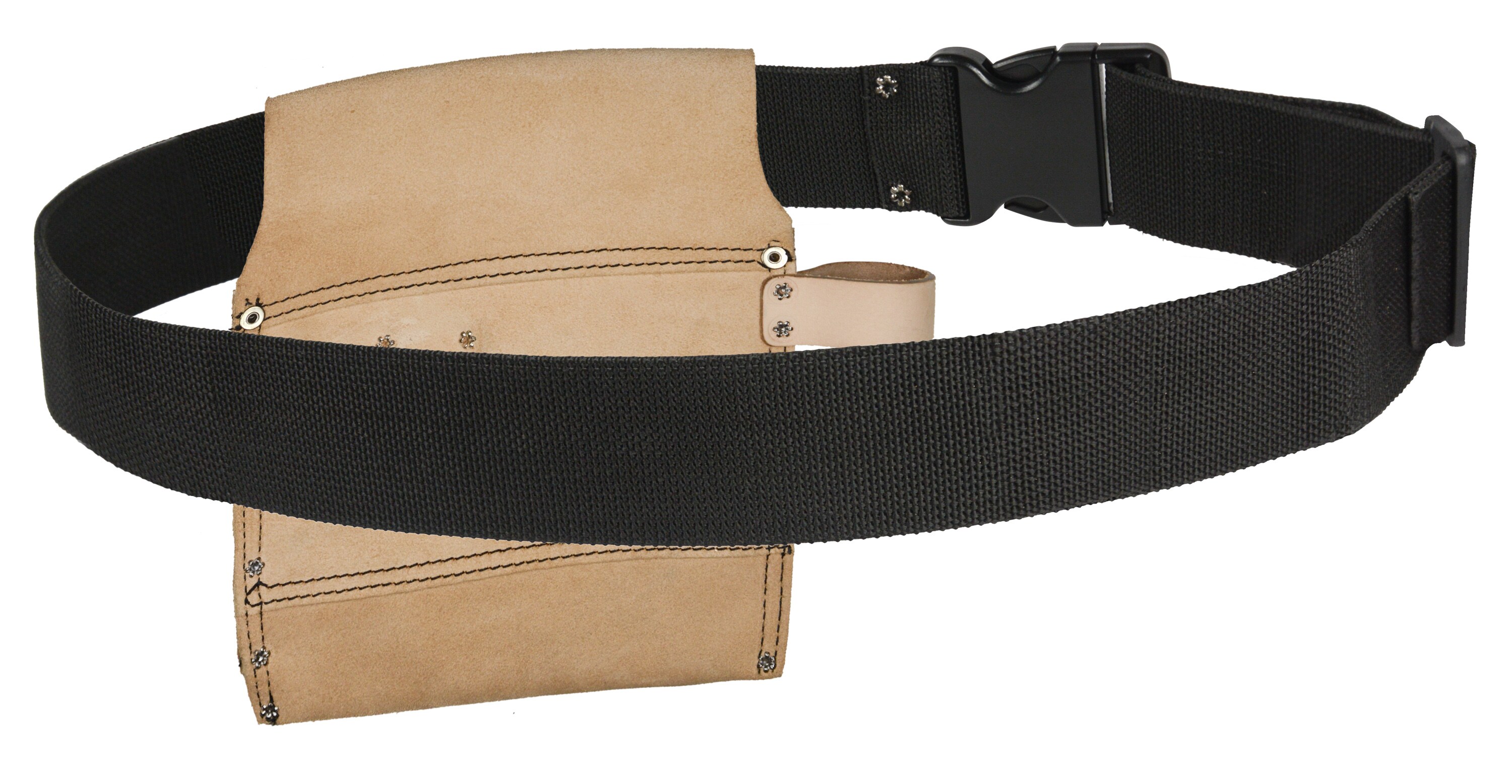 Bolso para herramientas de cuero marrón Kobalt de 9 pulgadas de ancho x 10 pulgadas de profundidad x 15 pulgadas de largo KB4890