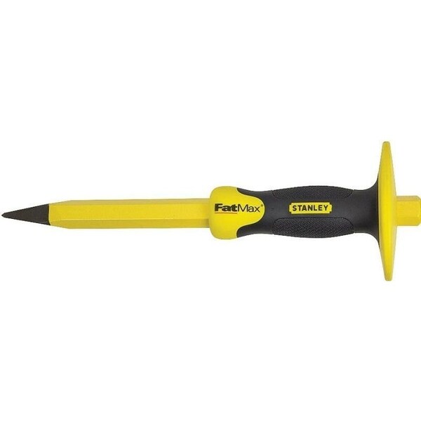 Stanley 16-329 Concrete Chisel, 3/4 in W Blade, 12 in OAL, Chrome Vanadium Steel Blade, Rubber Handle - FMHT16578