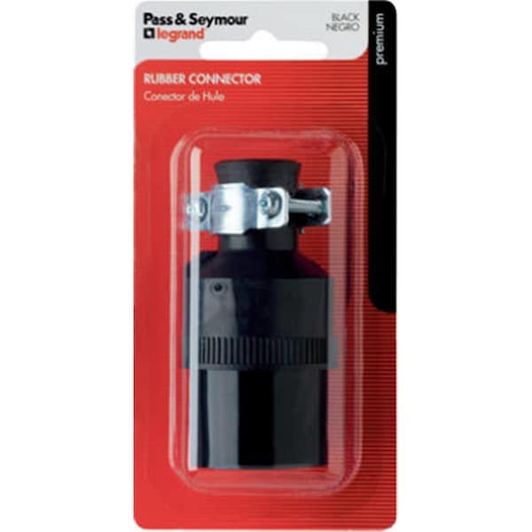 Conector de grado residencial Pass & Seymour 114GMCBPCC5 15A 125V en color negro, juego de 5 - 573533
