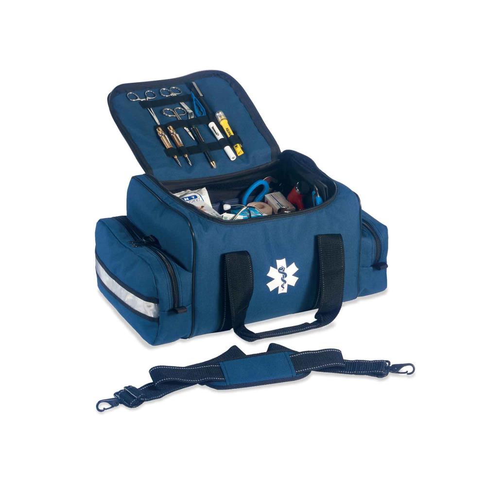Funda azul de poliéster Arsenal de 17 pulgadas de ancho x 4 pulgadas de profundidad x 15.5 pulgadas de largo con cierre 13437