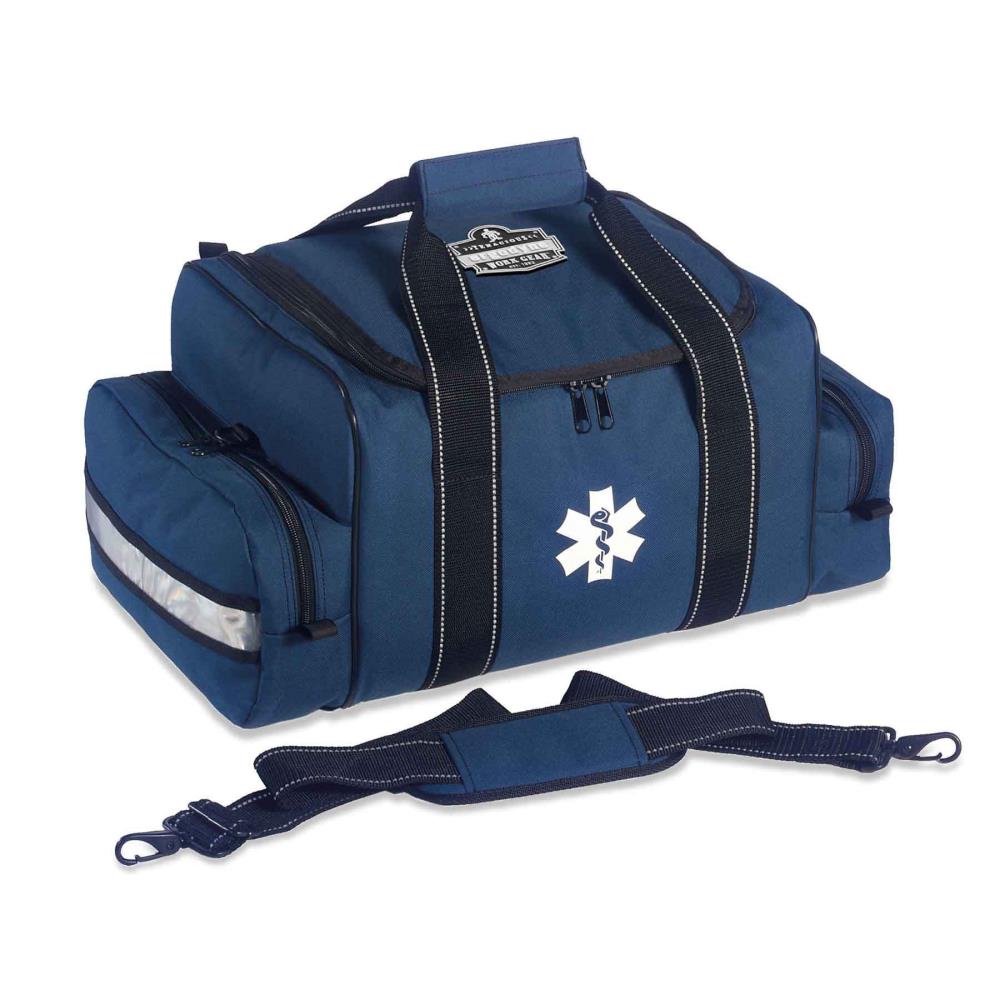 Funda azul de poliéster Arsenal de 17 pulgadas de ancho x 4 pulgadas de profundidad x 15.5 pulgadas de largo con cierre 13437