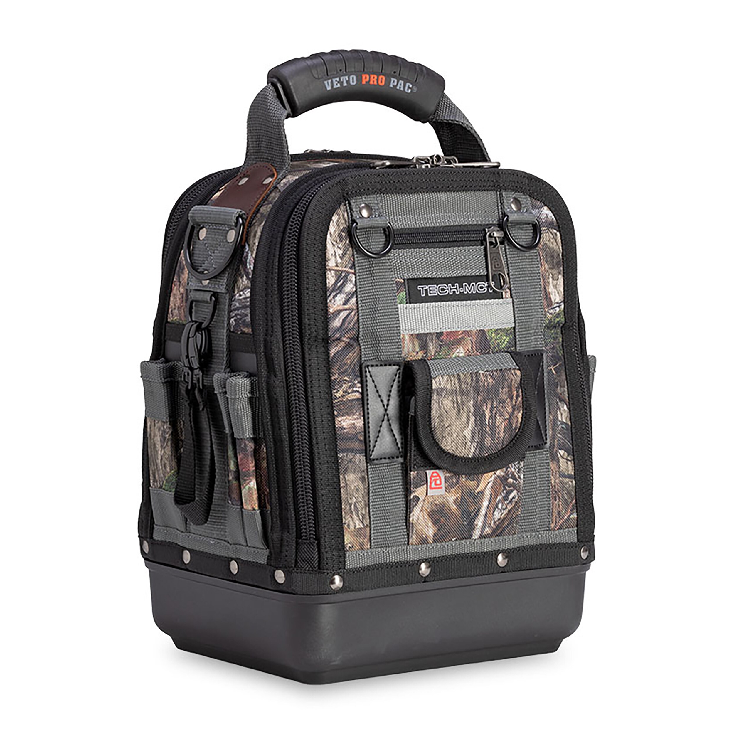 Bolsa de herramientas con cremallera Veto Pro Pac CAMO - Mossy Oak Country DNA Nylon 12 pulgadas de ancho x 8.5 pulgadas de profundidad x 14 pulgadas de largo VPP10386