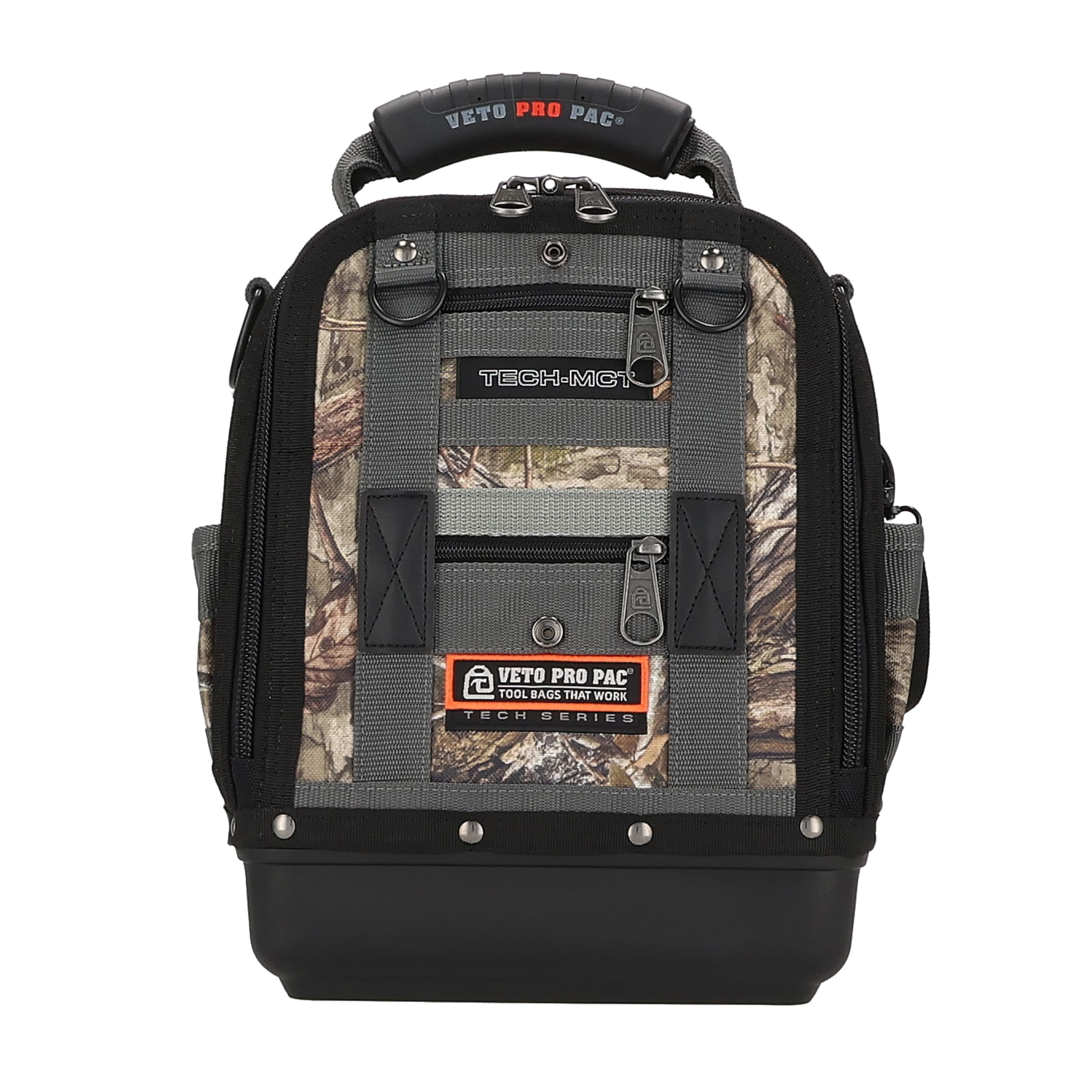 Bolsa de herramientas con cremallera Veto Pro Pac CAMO - Mossy Oak Country DNA Nylon 12 pulgadas de ancho x 8.5 pulgadas de profundidad x 14 pulgadas de largo VPP10386