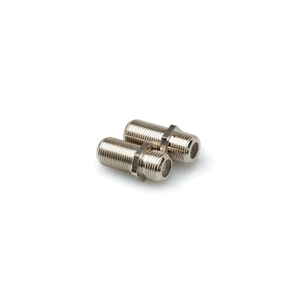 Acoplamientos 75-Ohm F a F de Maxpower HOSA TECHNOLOGY, paquete de 2 - MA689636