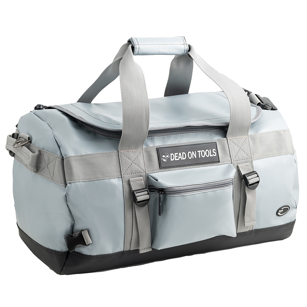 Bolsa de herramientas con cremallera DO500 de PVC gris resistente a la intemperie de 20 pulgadas de largo x 13.78 pulgadas de ancho x 9.84 pulgadas de profundidad "Dead On"