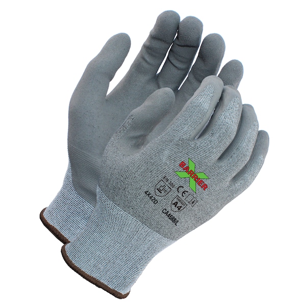 Guante recubierto de Luxfoam, resistente al corte Xbarrier A4, tejido Textreme, L - CA4588RL1