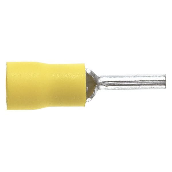 Terminal de clavija de vinilo Panduit 12-10 AWG con longitud de clavija de 0.55 pulgadas PK500 - PV10-P55-DYY