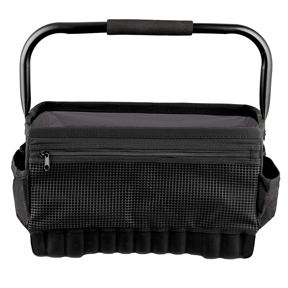 Caja de herramientas Bucket Boss Pro Box 18 de poliéster negro de 18 pulgadas de ancho x 12 pulgadas de profundidad x 10.5 pulgadas de largo, 74018