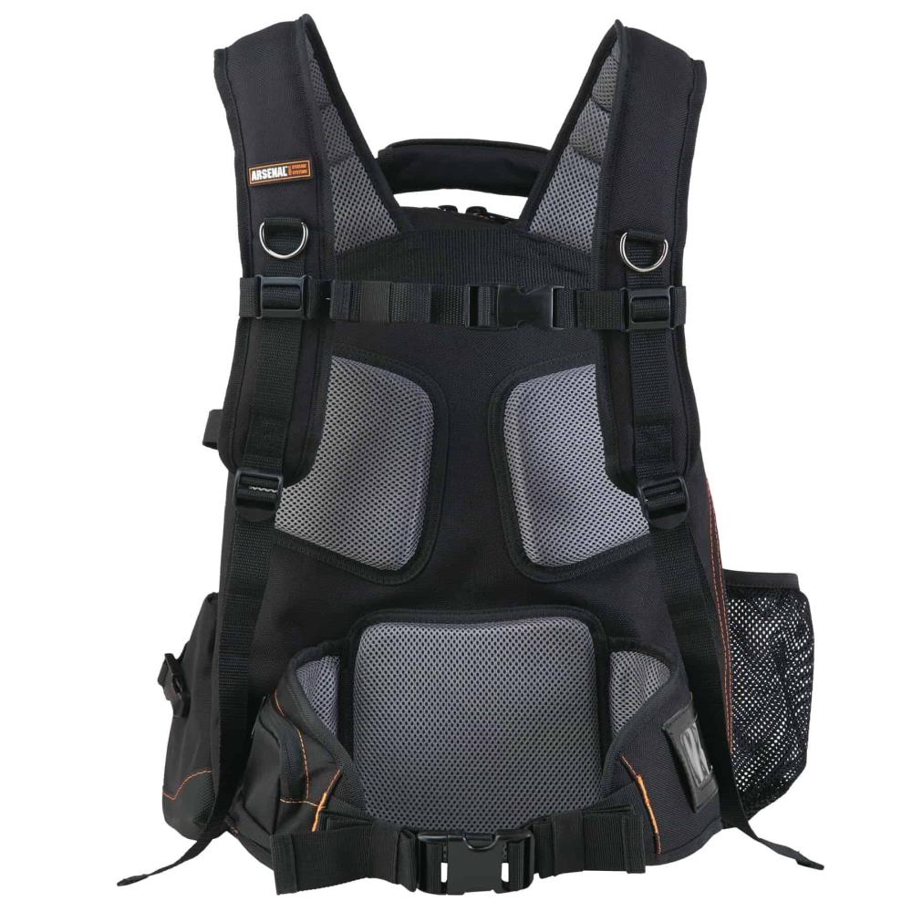 Mochila con cierre Ergodyne Negro de poliéster de 16 pulgadas de ancho x 9 pulgadas de profundidad x 19 pulgadas de largo 13743