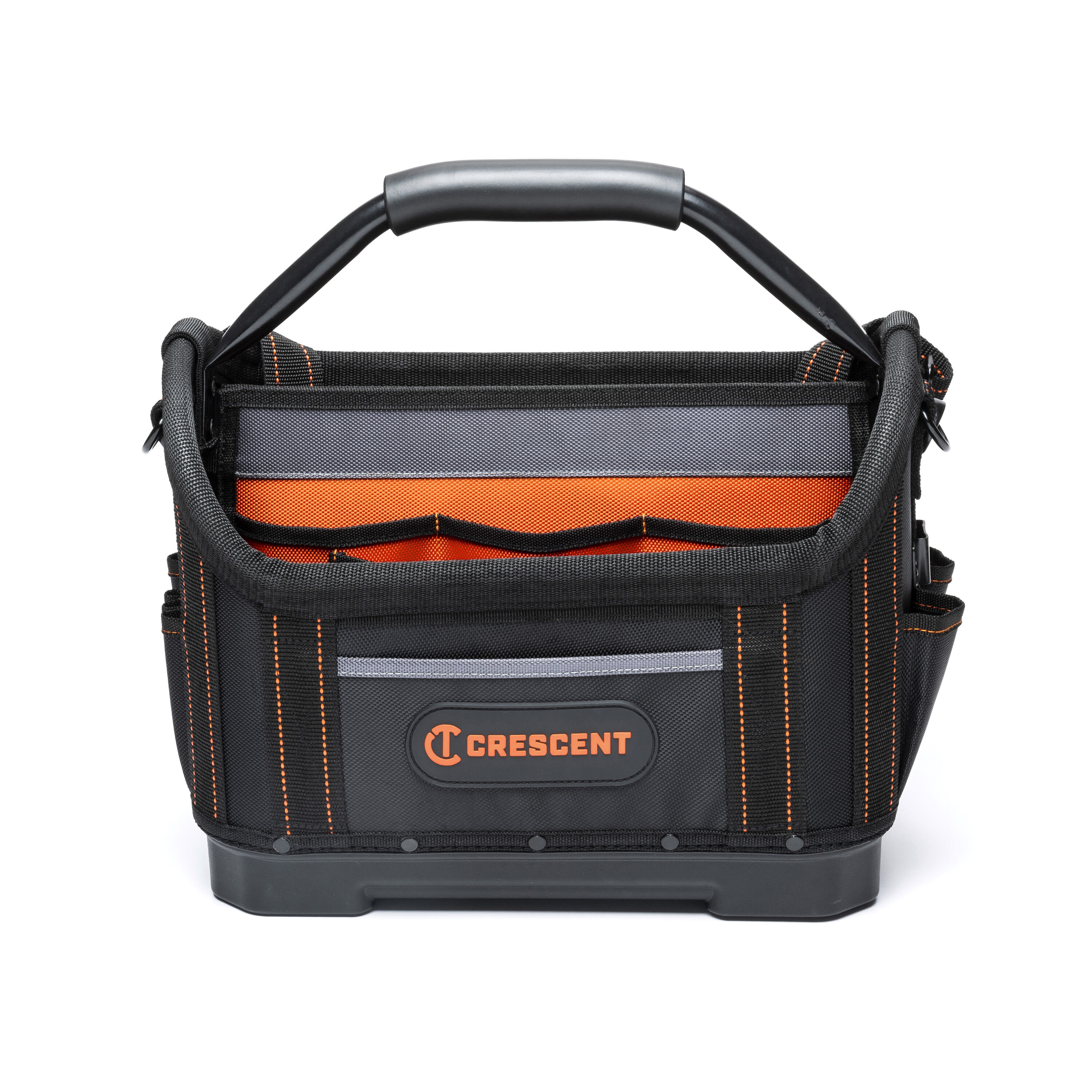 Bolsa de herramientas de piel cruda Crescent, poliéster gris/negro 14 pulgadas de ancho x 14.5 pulgadas de profundidad x 9.6 pulgadas de largo CTB1410N