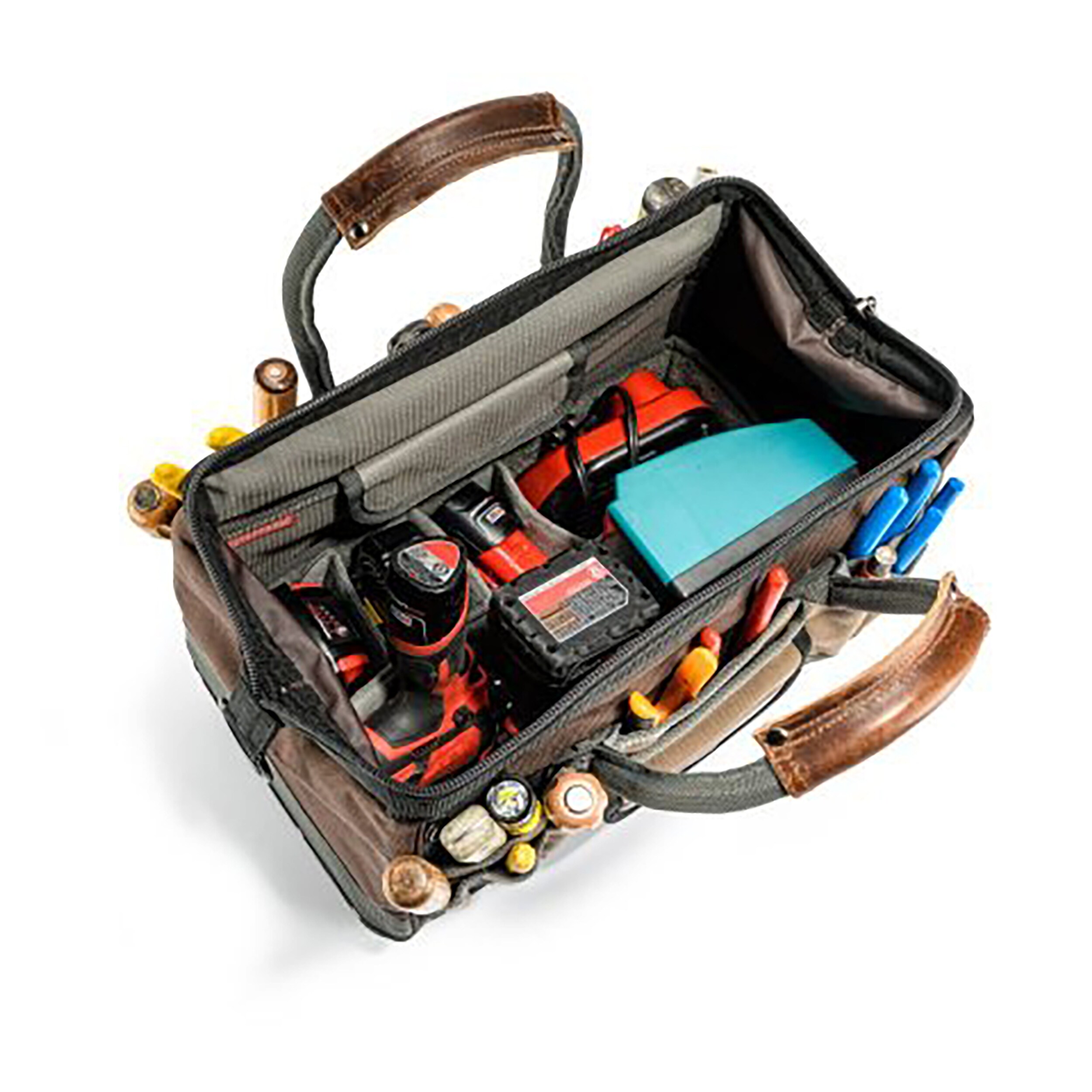 Bolsa de herramientas con cierre Veto Pro Pac Original de nylon, 16.5 pulgadas de ancho x 9.5 pulgadas de profundidad x 1.5 pulgadas de largo.