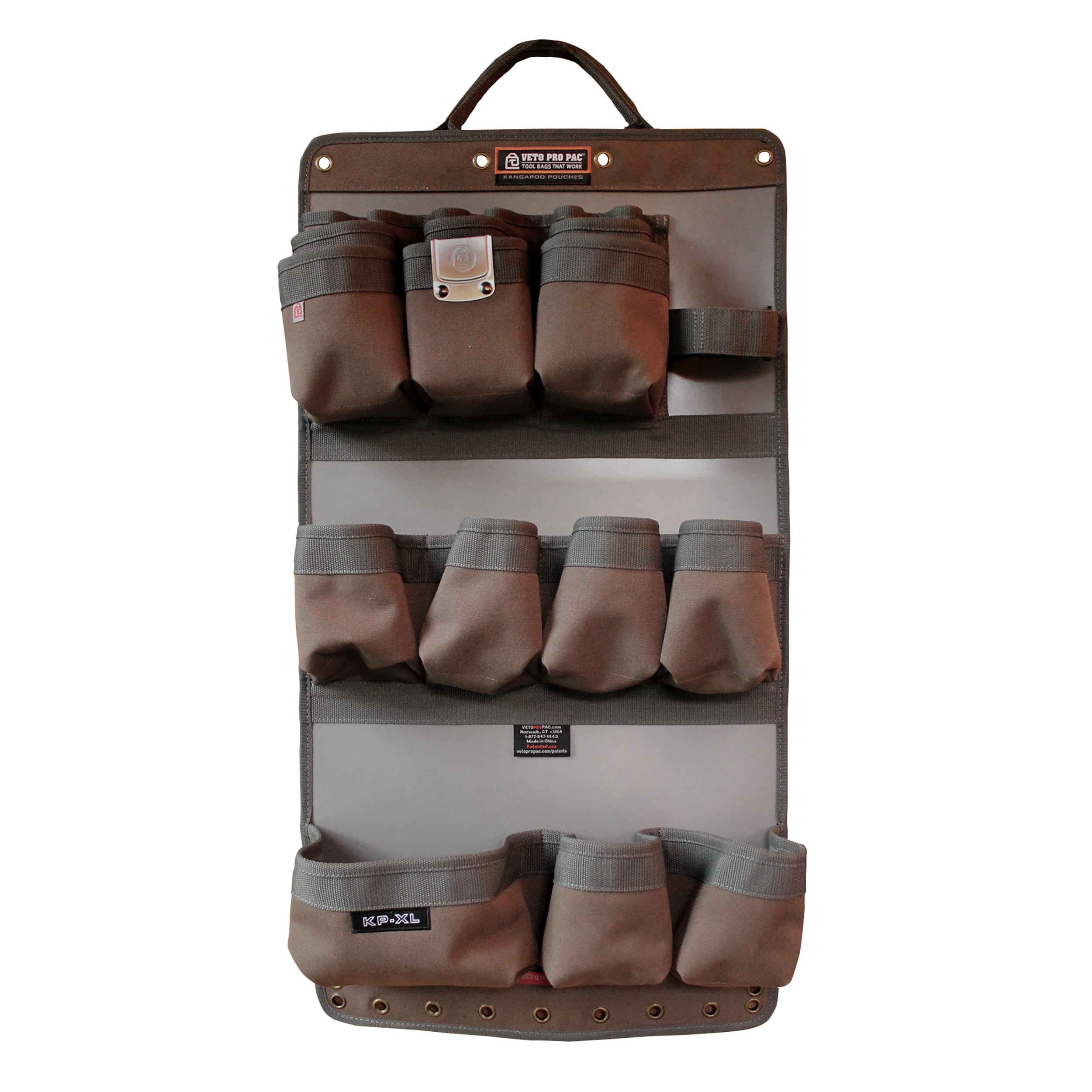 Bolsa de herramientas Veto Pro Pac Original Canvas 17 pulgadas de ancho x 3 pulgadas de profundidad x 32 pulgadas de largo (bolsa de accesorios)