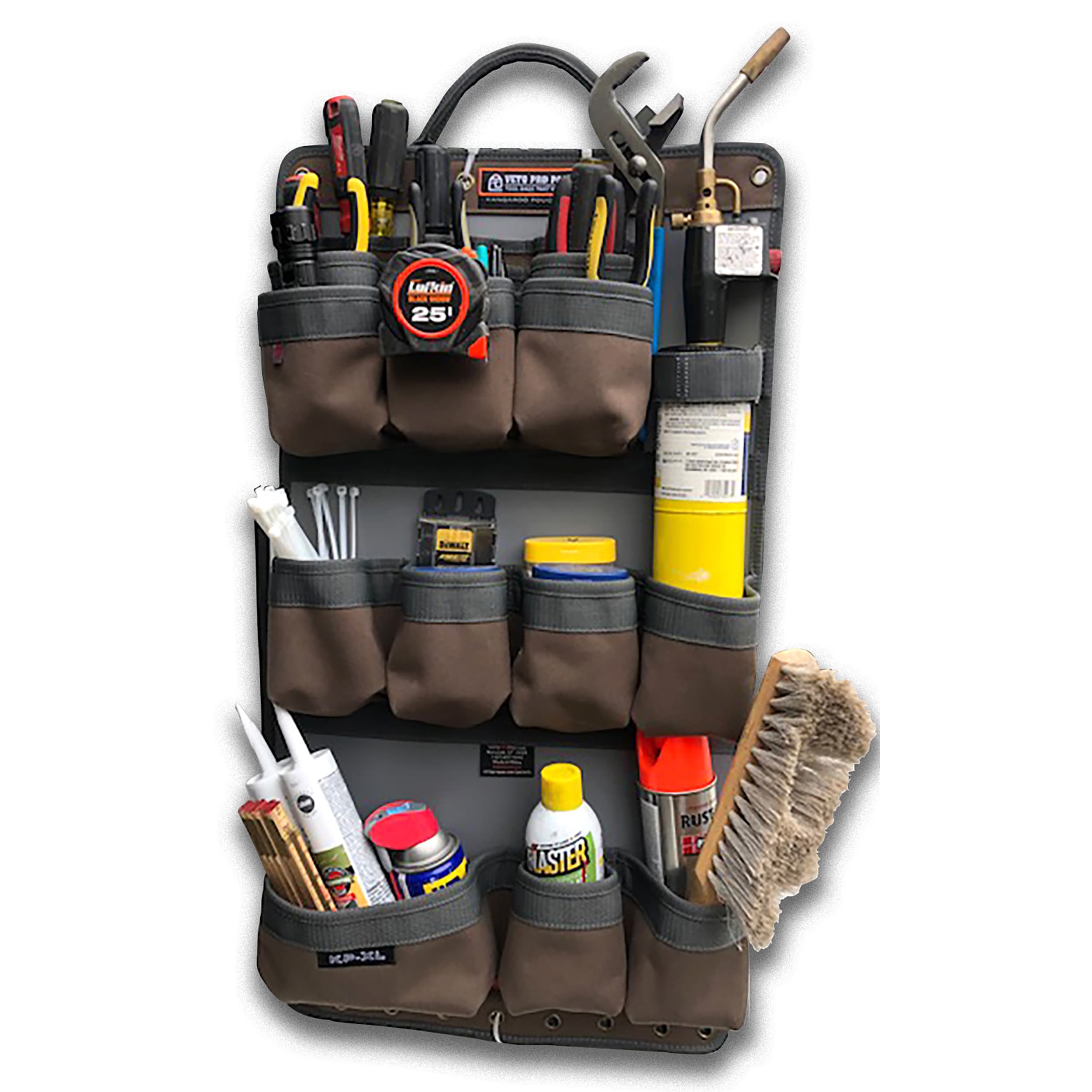 Bolsa de herramientas Veto Pro Pac Original Canvas 17 pulgadas de ancho x 3 pulgadas de profundidad x 32 pulgadas de largo (bolsa de accesorios)