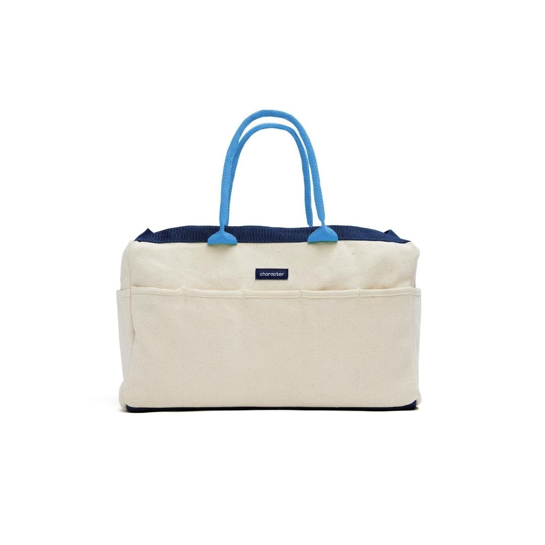 Bolsa para herramientas azul de lona de 14 pulgadas de ancho x 8.5 pulgadas de profundidad x 7 pulgadas de largo Character K-CHA-STG-BAG-BL-001